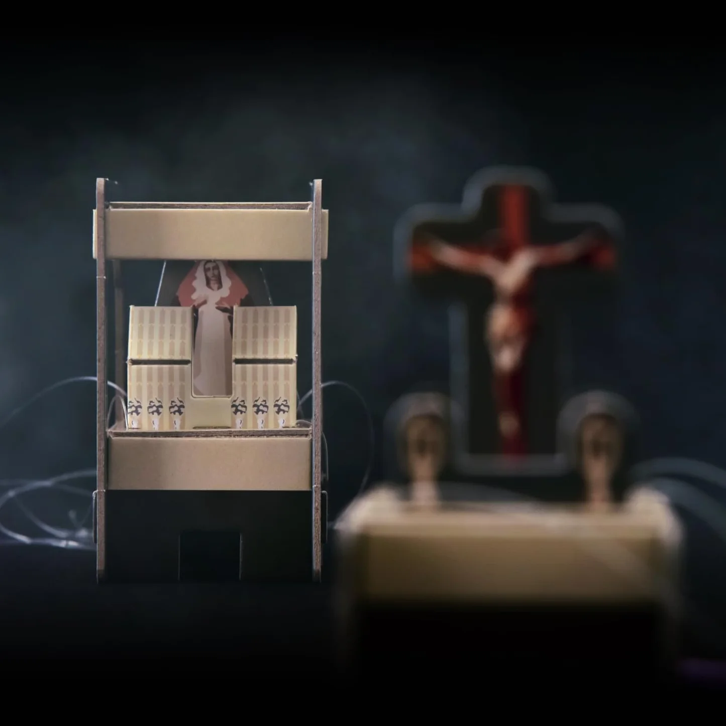 Juego de Mesa Semana Santa Figuras Pasos Tronos Cristo Virgen Palio Nazarenos Miniatura