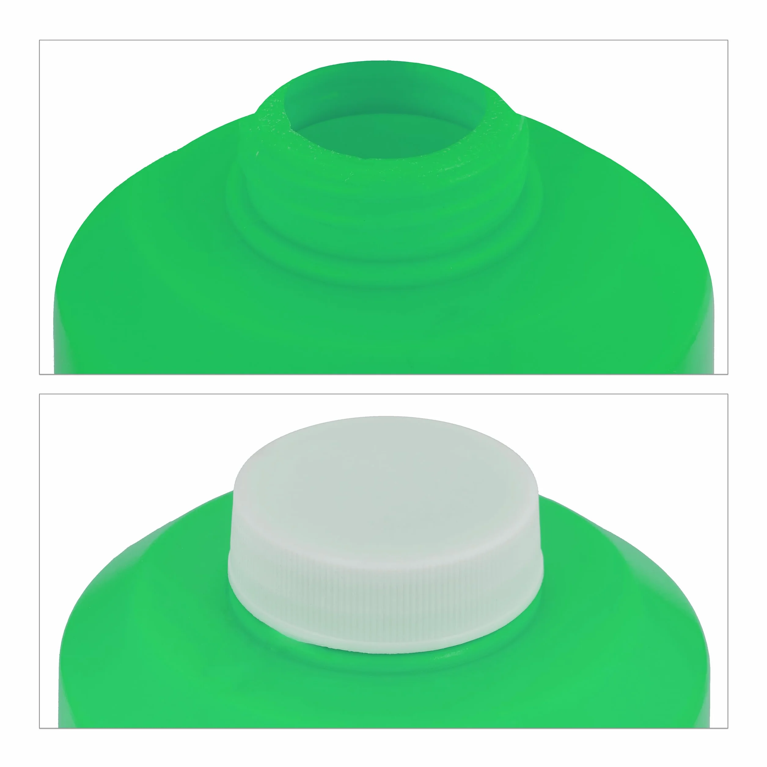 Relaxdays Botellas de Líquido Burbujas de Recambio Set 2 1 L Máquinas de Pompas Verde