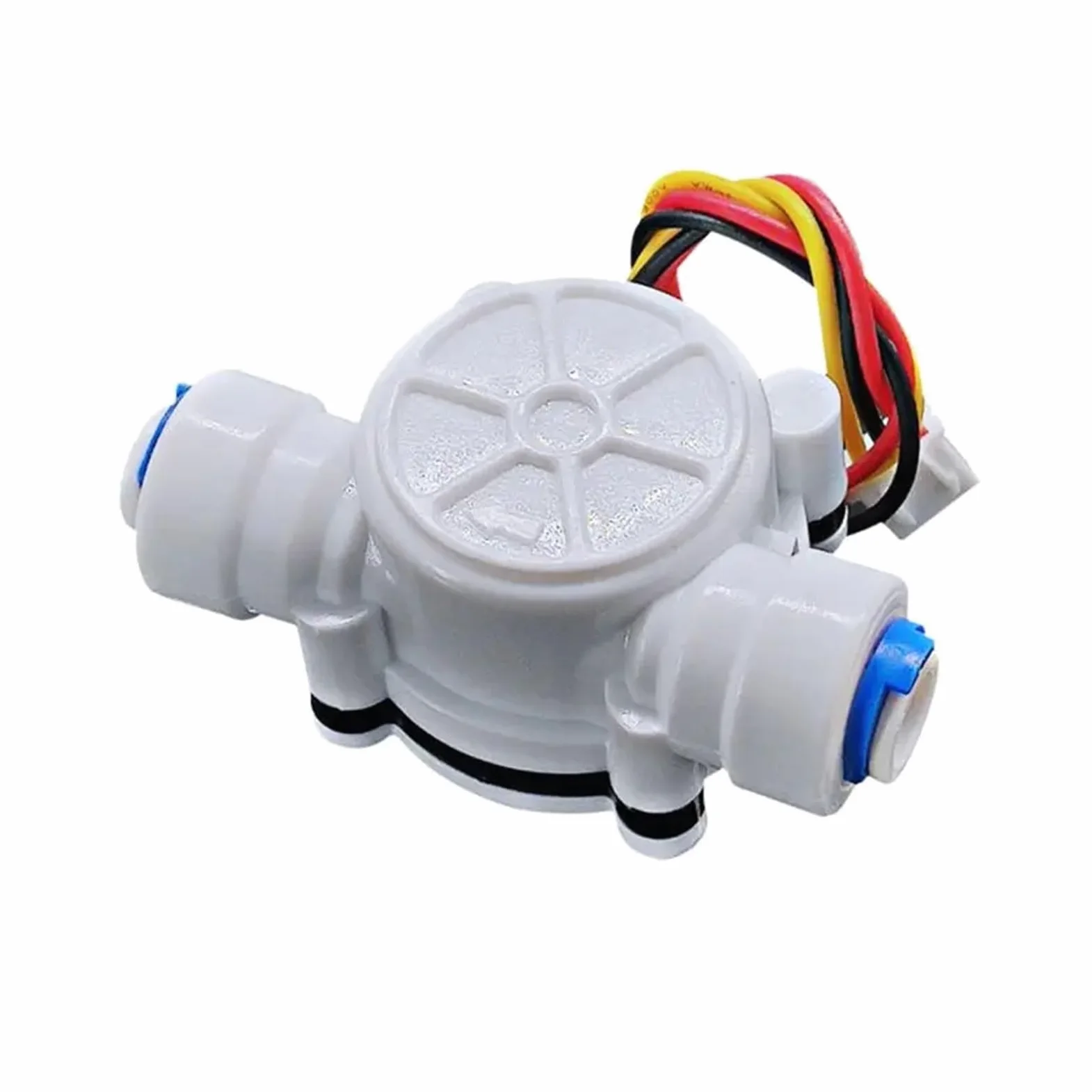 Medidor de caudal de agua, Caudalímetro Multifuncional Del Sensor De Flujo Agua Conexión Rápida 1/4"