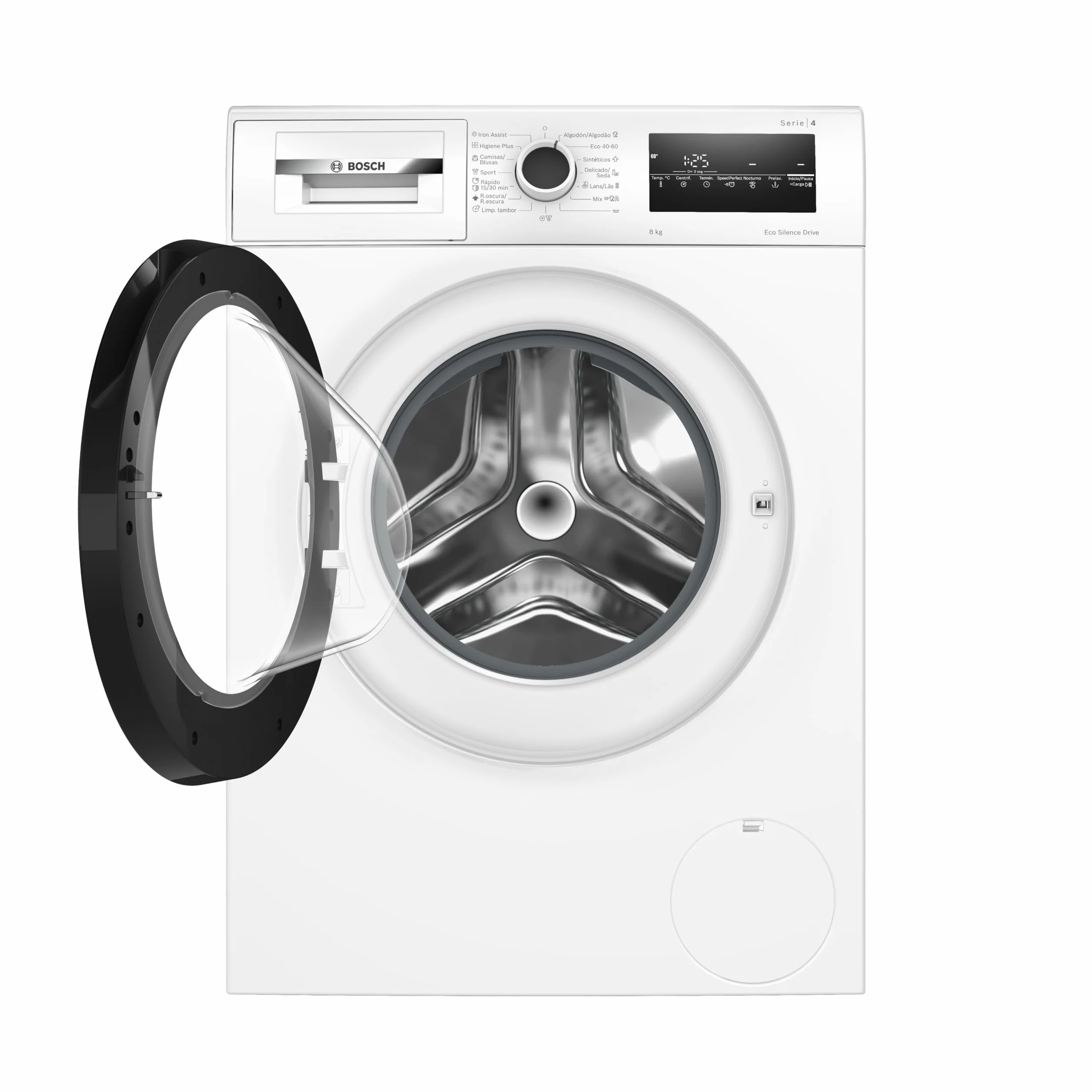 Bosch Lavadora Serie 4 8 kg Iron Assist biała WAN24280ES