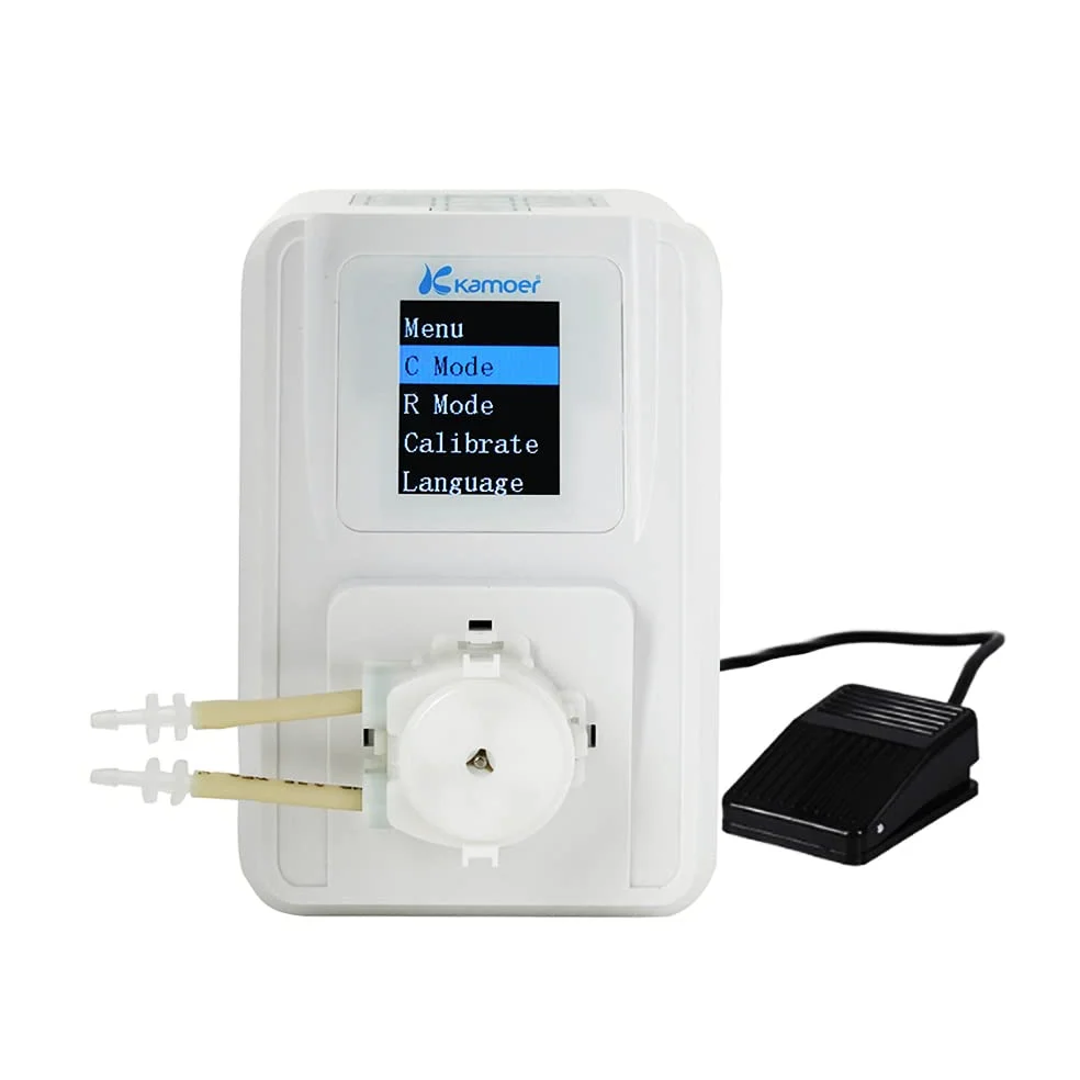 Kamoer M1-DC Bomba peristáltica inteligente 12V DC bomba dosificadora | Líquido programable de bajo flujo ajustable con control para acuario de laboratorio ≥ 33 ml/min