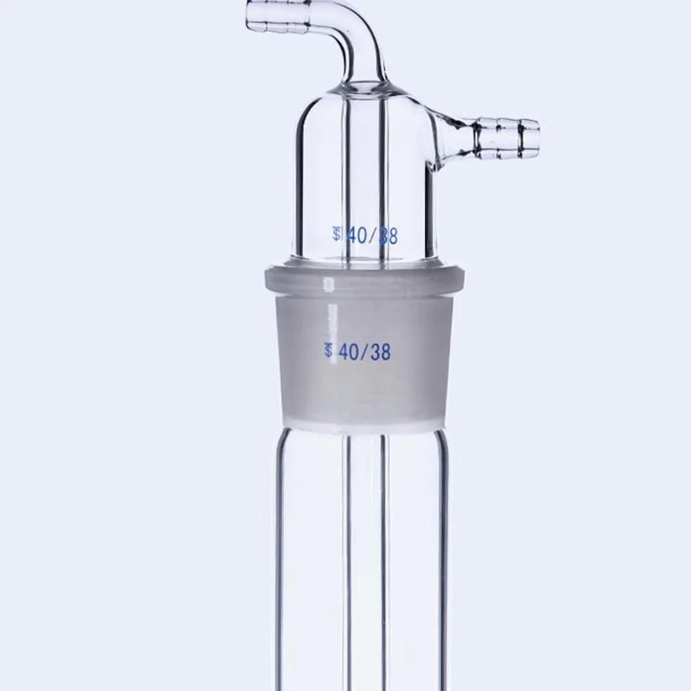 matraz de fondo redondo， Cristalería de laboratorio de vidrio de borosilicato de 500 ml con enfriamiento por vapor, 40/38, varios tamaños(400ml)