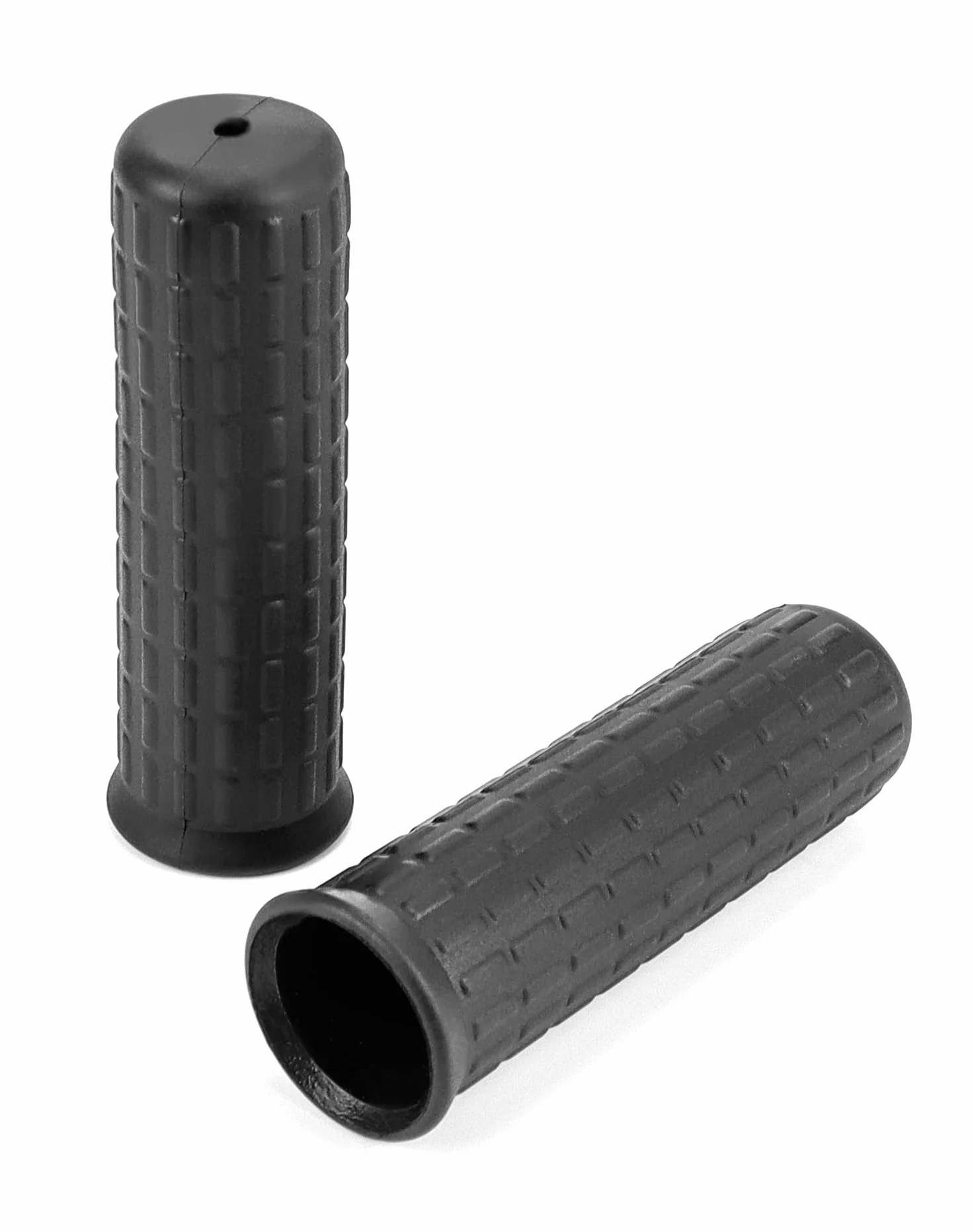 QWORK 2 manijas de Carretilla Antideslizante Diámetro Interior 32 mm Longitud 12 cm