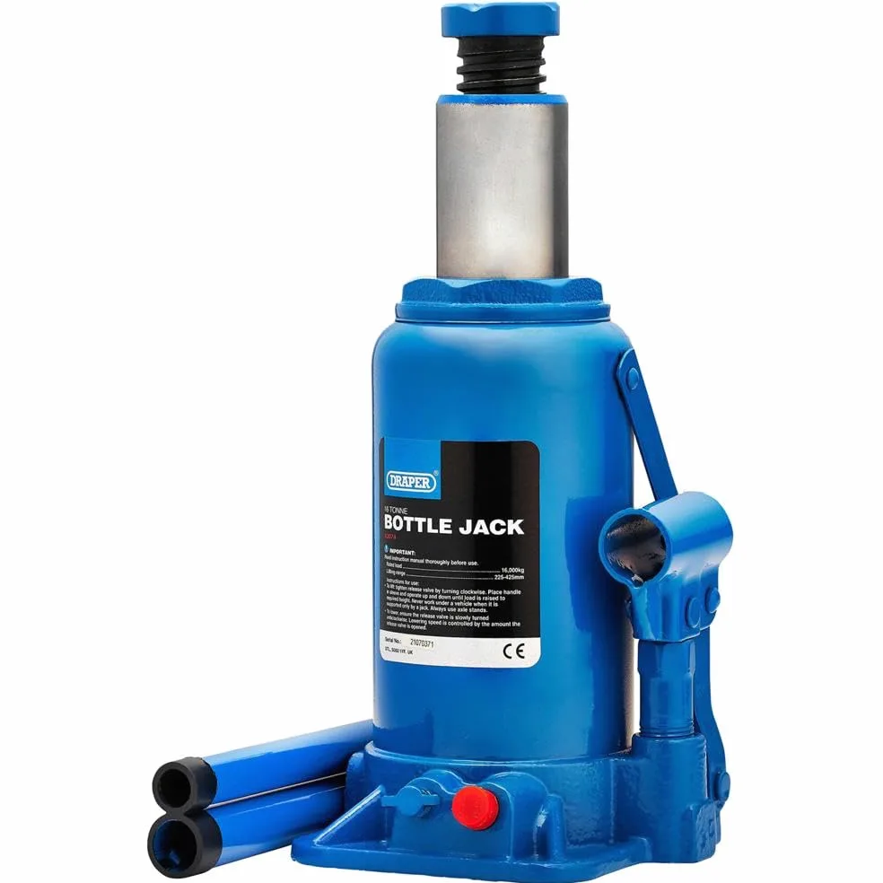 Draper 13074 Gato hidráulico para botella (16 toneladas)