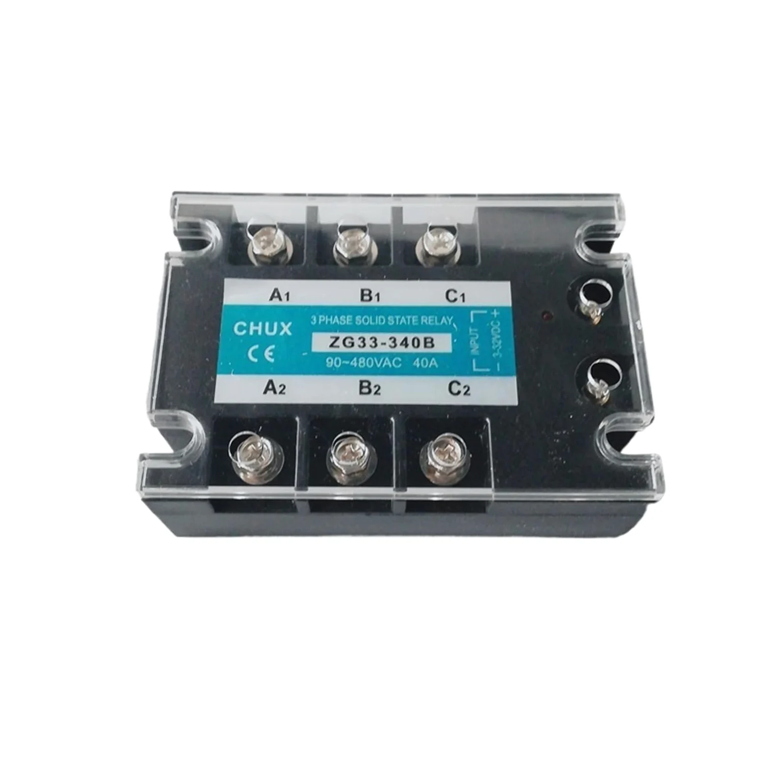 Módulo de estado sólido 40a Control de CC Ac Relé de estado sólido trifásico Ssr 40a Relé Ssr40 Da (zg33-340b)