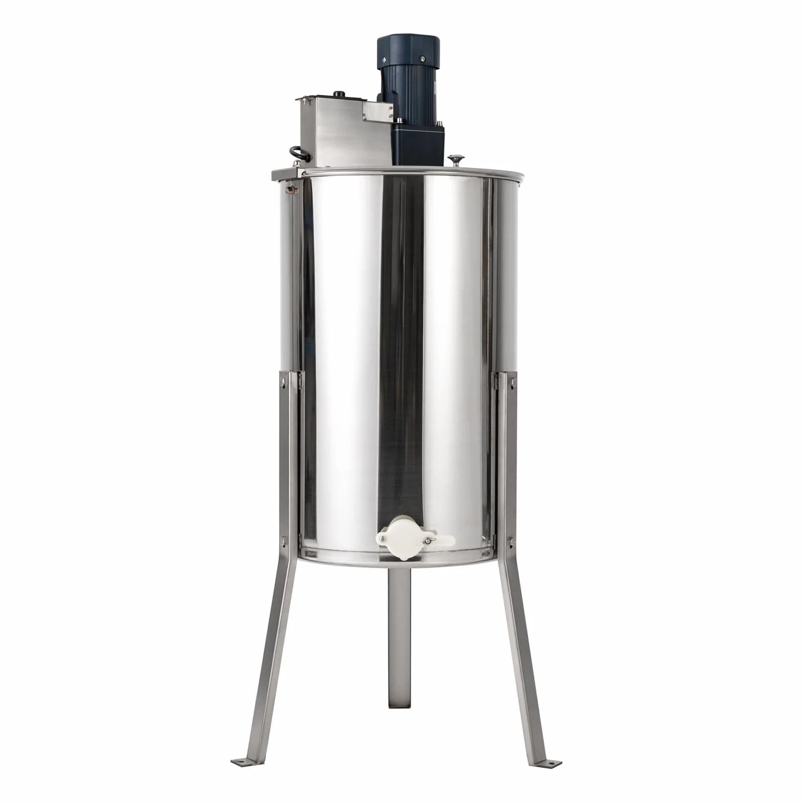 Extractor de miel eléctrico, 3 marcos, 140 W, 370 rpm, extractor de miel de acero inoxidable, 38 x 60 cm