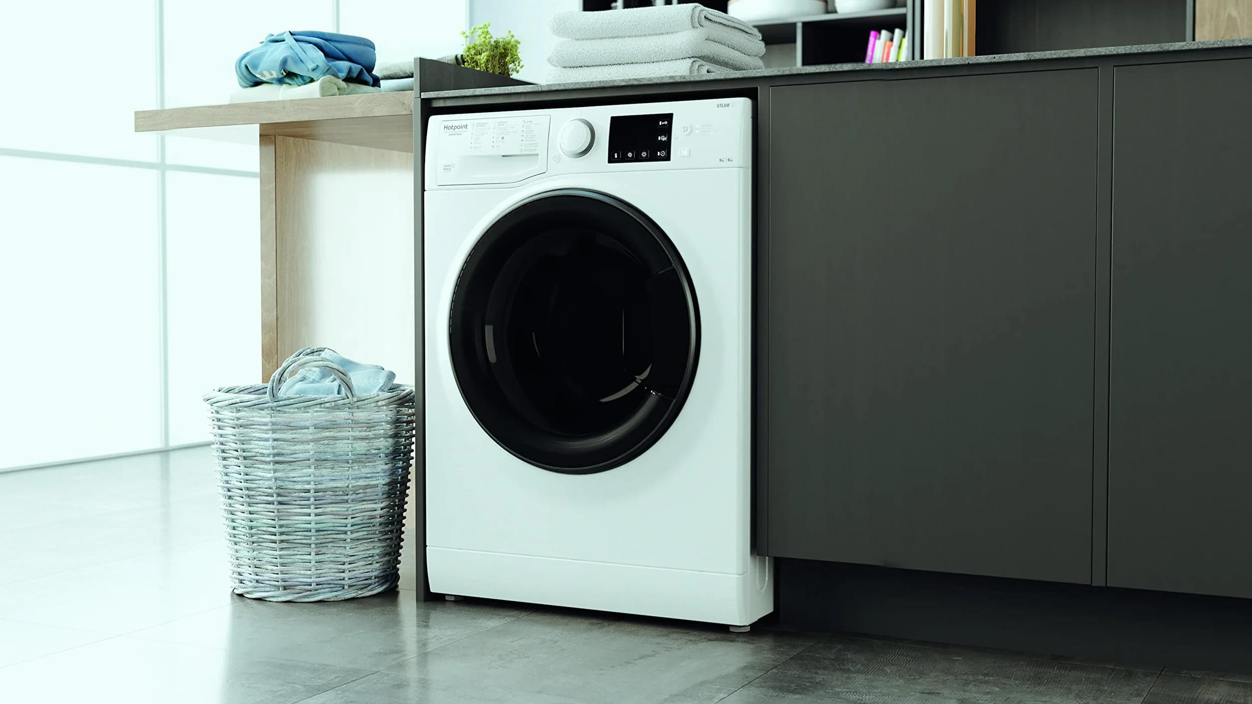 HOTPOINT Ariston Lavadora Secadora RDG964348WDVSPT 9Kg 1400Rpm