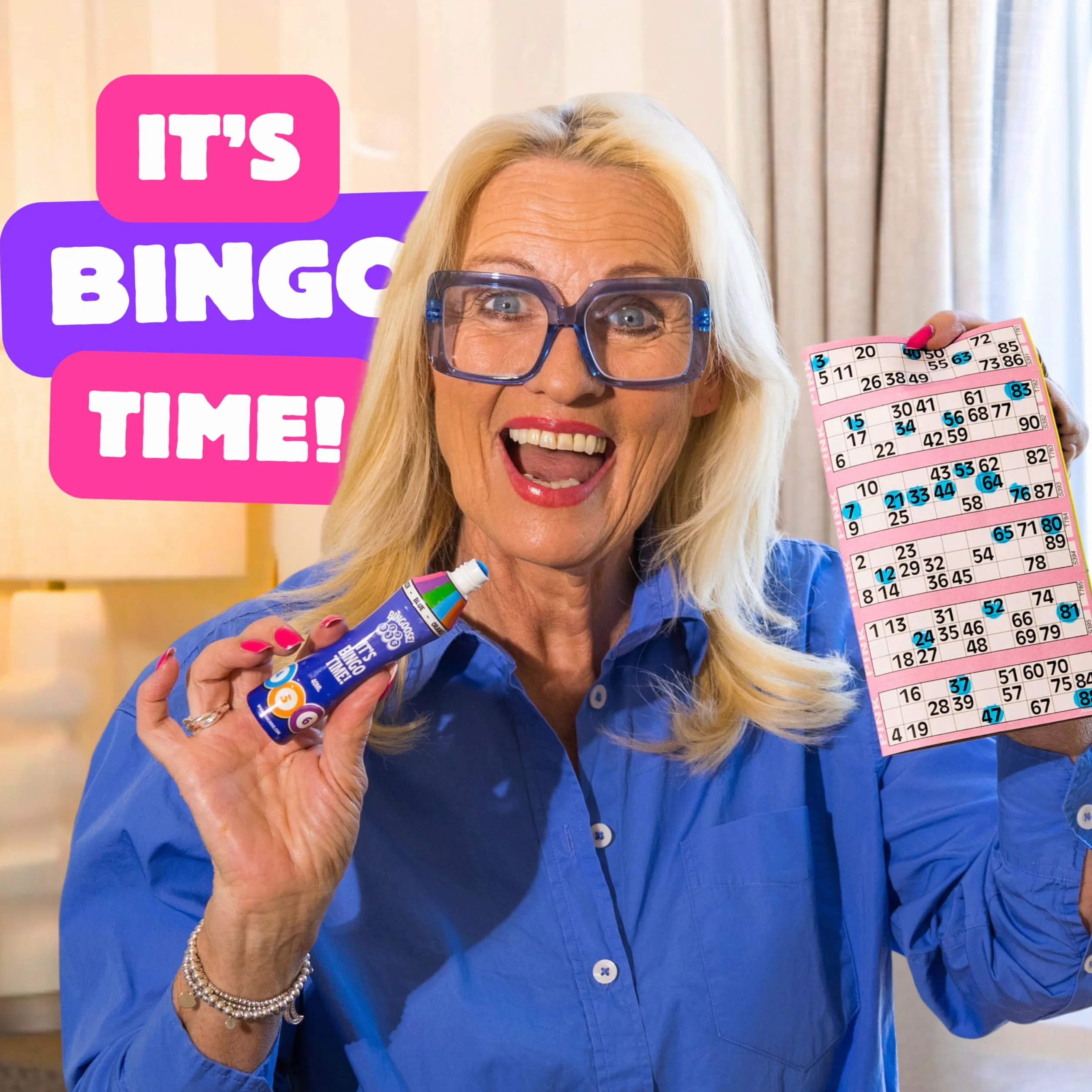 Bingo Dabbers Juego de 6 Bolígrafos de Bingo Punta de Esponja Marcadores Brillantes