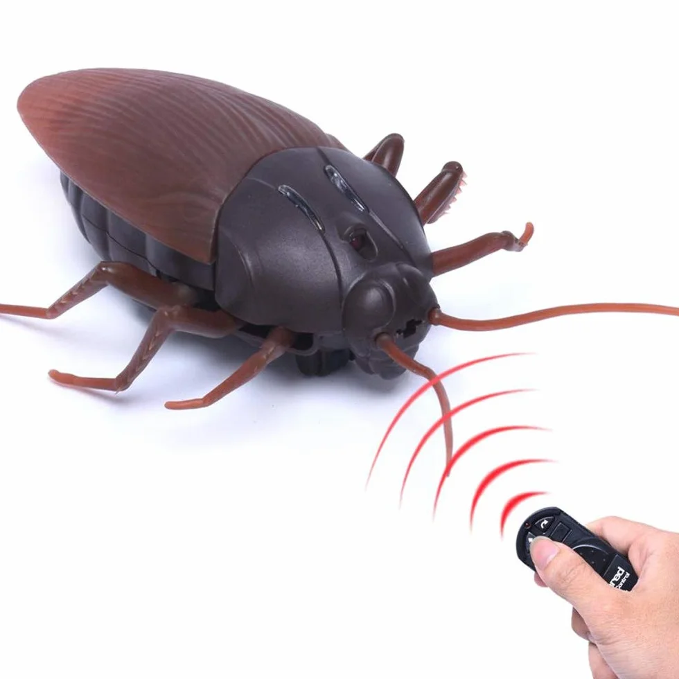 Cucaracha de Control Remoto, Juguete de Alta Simulación por Infrarrojos para Niños, Regalo Halloween Navidad