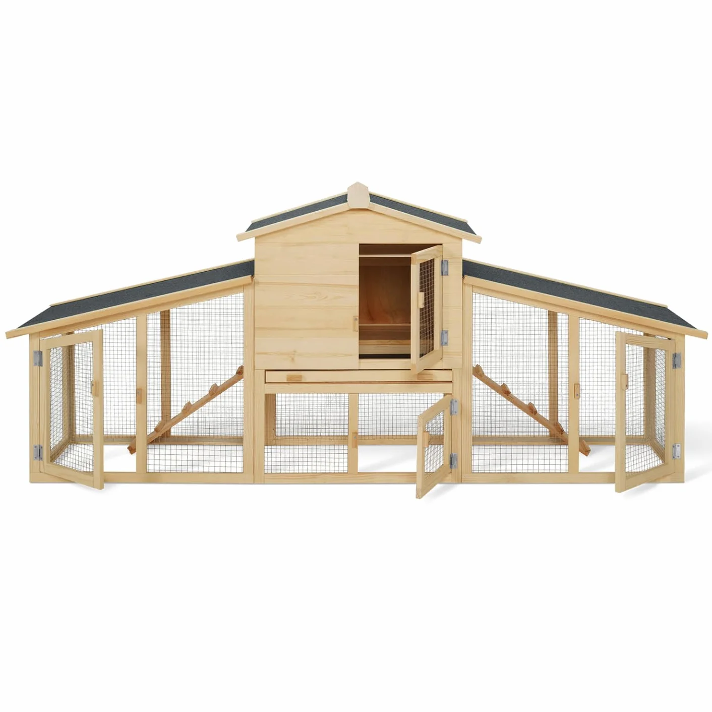 Probache Gallinero VIP con conejera doble XXL de madera