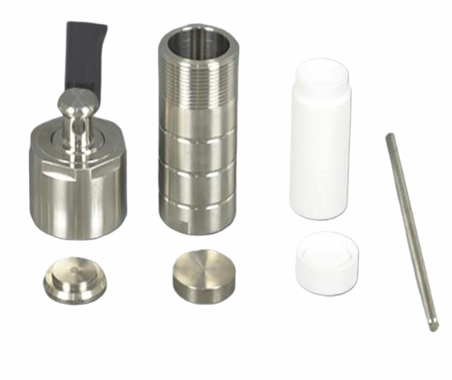 Reactor de síntesis hidrotermal, Tanque de reactor de autoclave hidrotermal de alta presión de acero inoxidable de 20ml y 25ml,Autoclave(25ml PTFE)