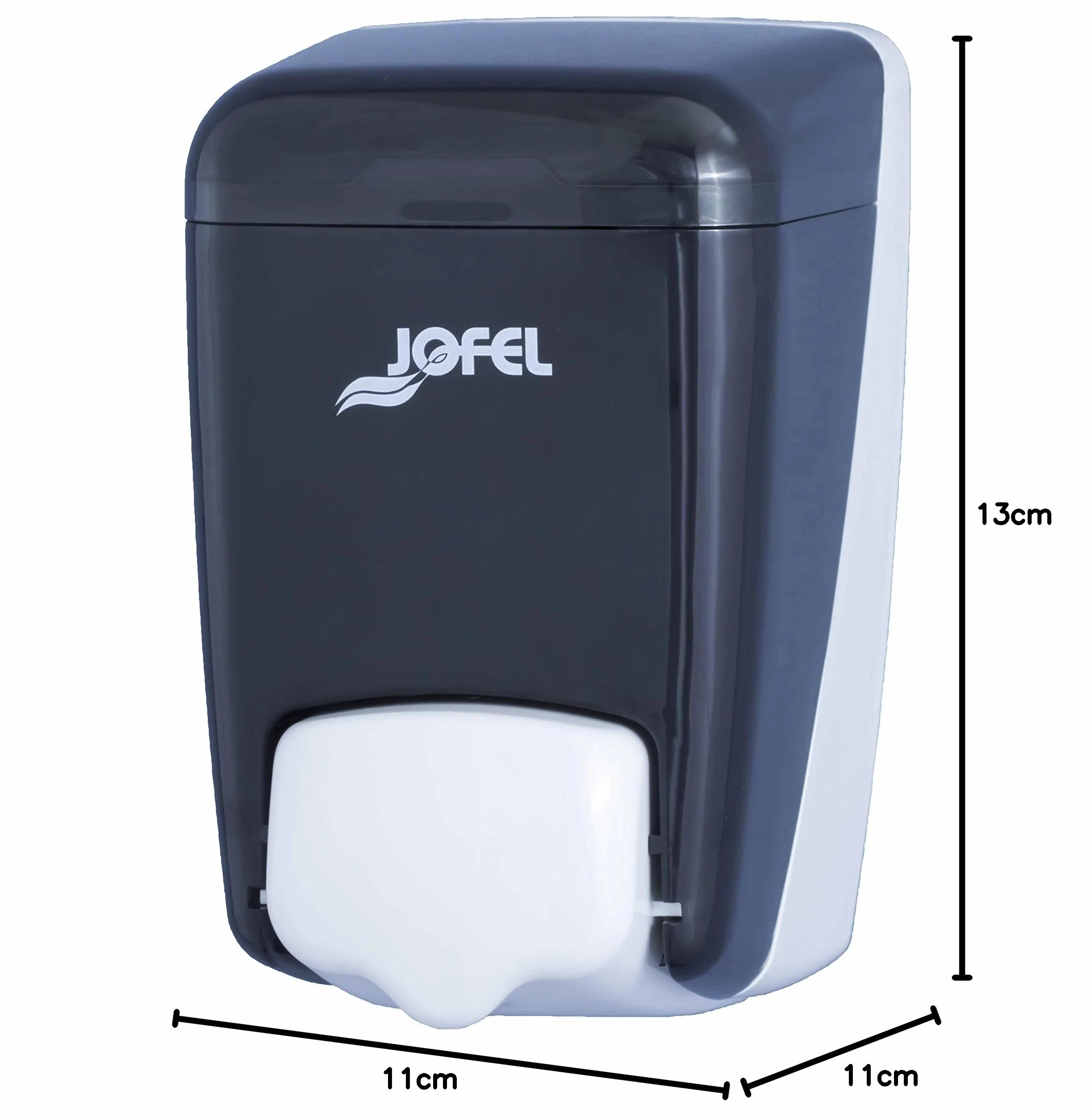 Jofel AC84000 Dispensador Jabón Pared 0.4L ABS Azur SAN Fumé
