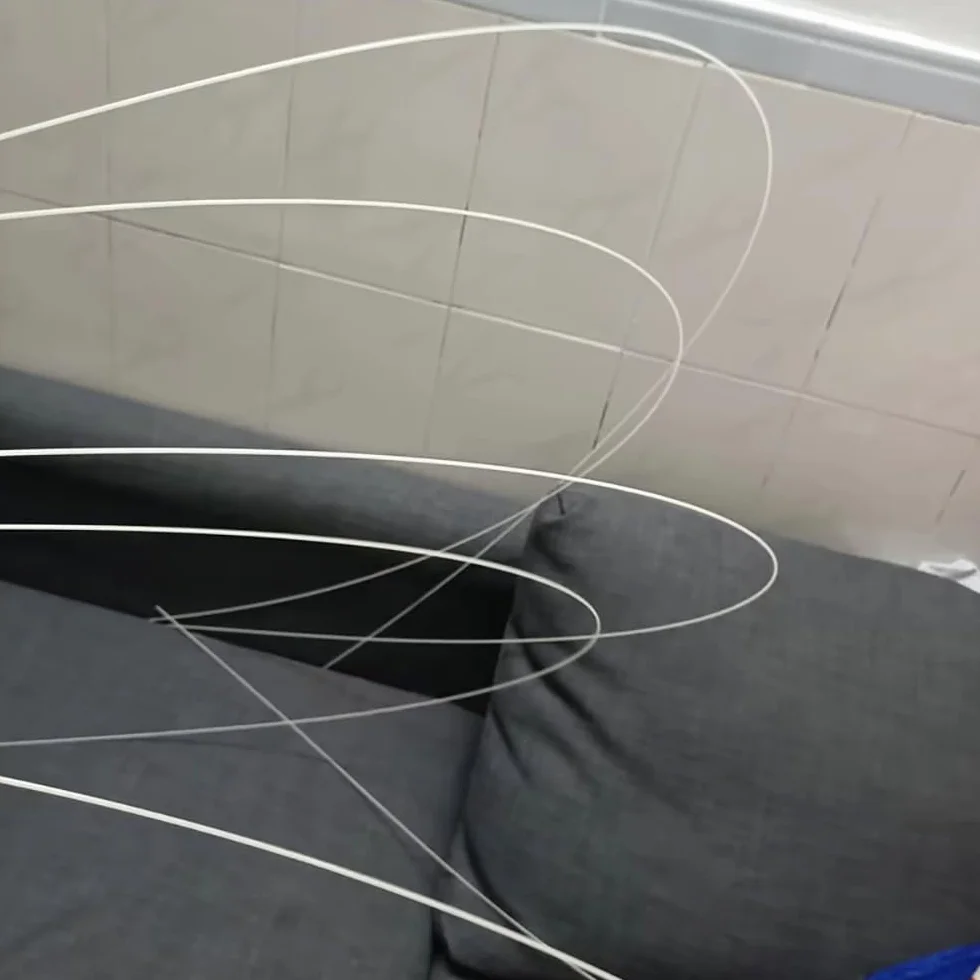 10 varillas flexibles de fibra de vidrio blancas for proyectos de bricolaje, cometas, aeromodelismo y manualidades. Diámetro de 1,5/2 mm, longitud de 1,5 a 4 m.(2.0x4000mm)