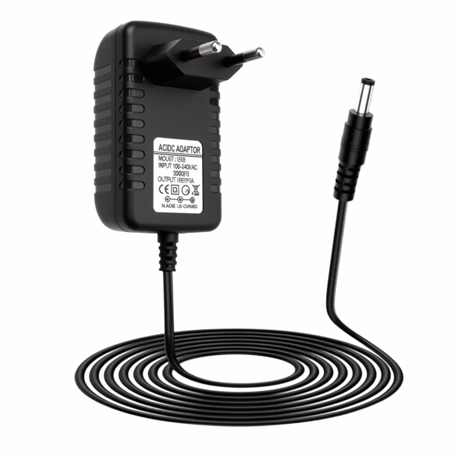 Cargador para Coches Eléctricos Niños 12V 1A Enchufe EU DC 2,1mm x 5,5mm Universal