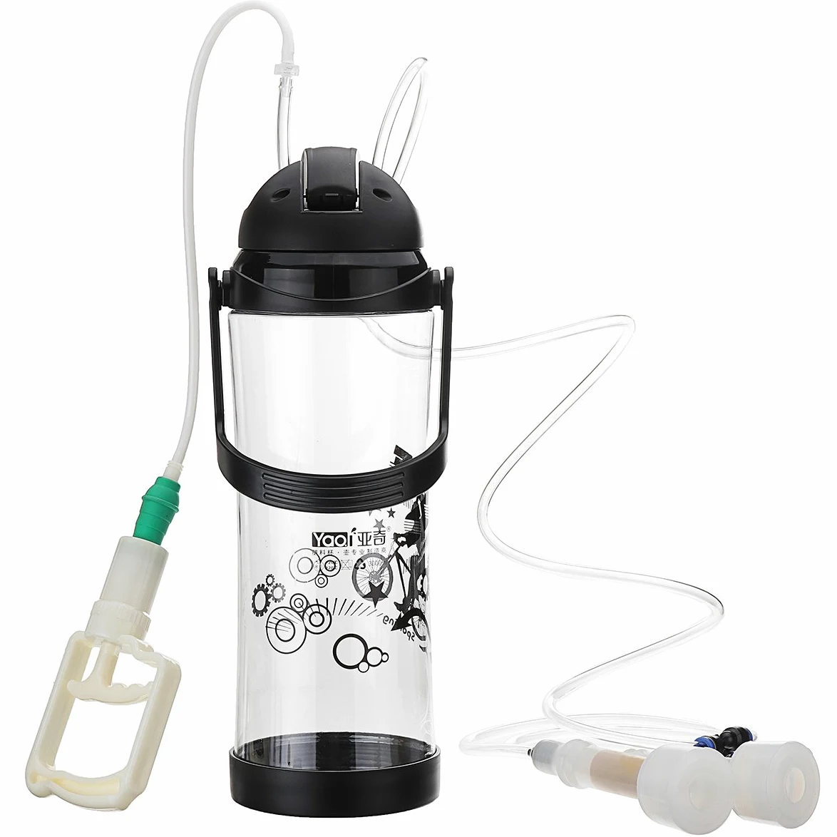 3L Máquina De Ordeño Doméstico De La Cabra Portátil Leche De Oveja Herramientas De Succión Con Chupar Botella De Ordeño