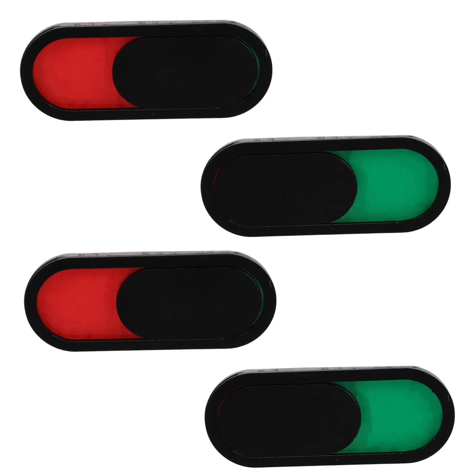 DOITOOL 48 piezas Deslizantes para Puerta Indicador de Estado Ocupado y Adhesivo Fuerte para Oficina Baño y Salas de Reuniones Fácil Instalación Diseño Compacto Color Negro