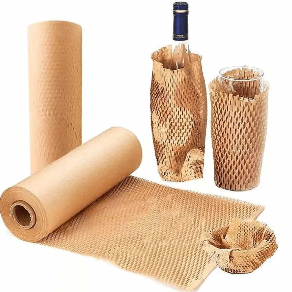 Rollo de Envoltura Acolchada de Nido de Abeja 10m para Envío