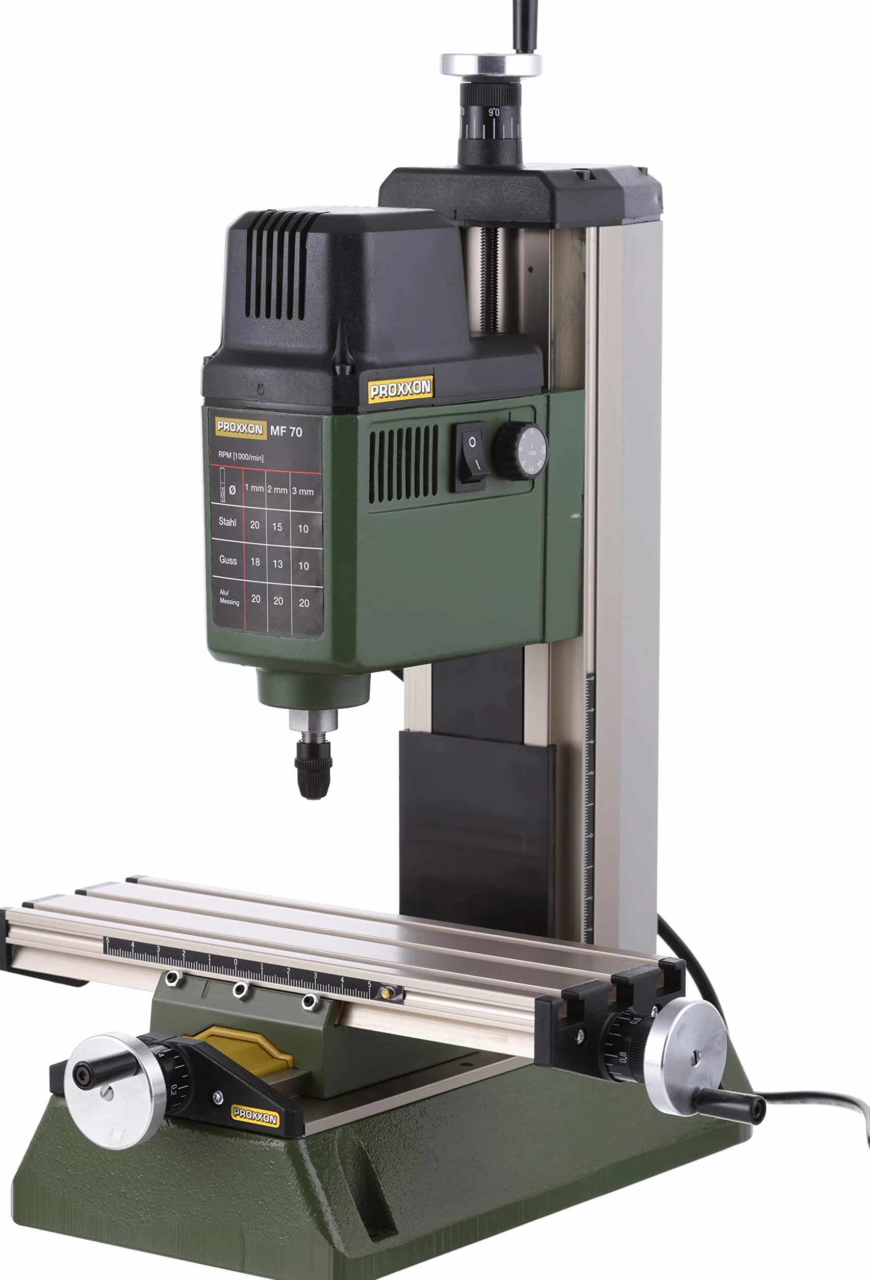 PROXXON 2227110 2227110-Microfresadora MF 70, 100 W, 230 V, Metal