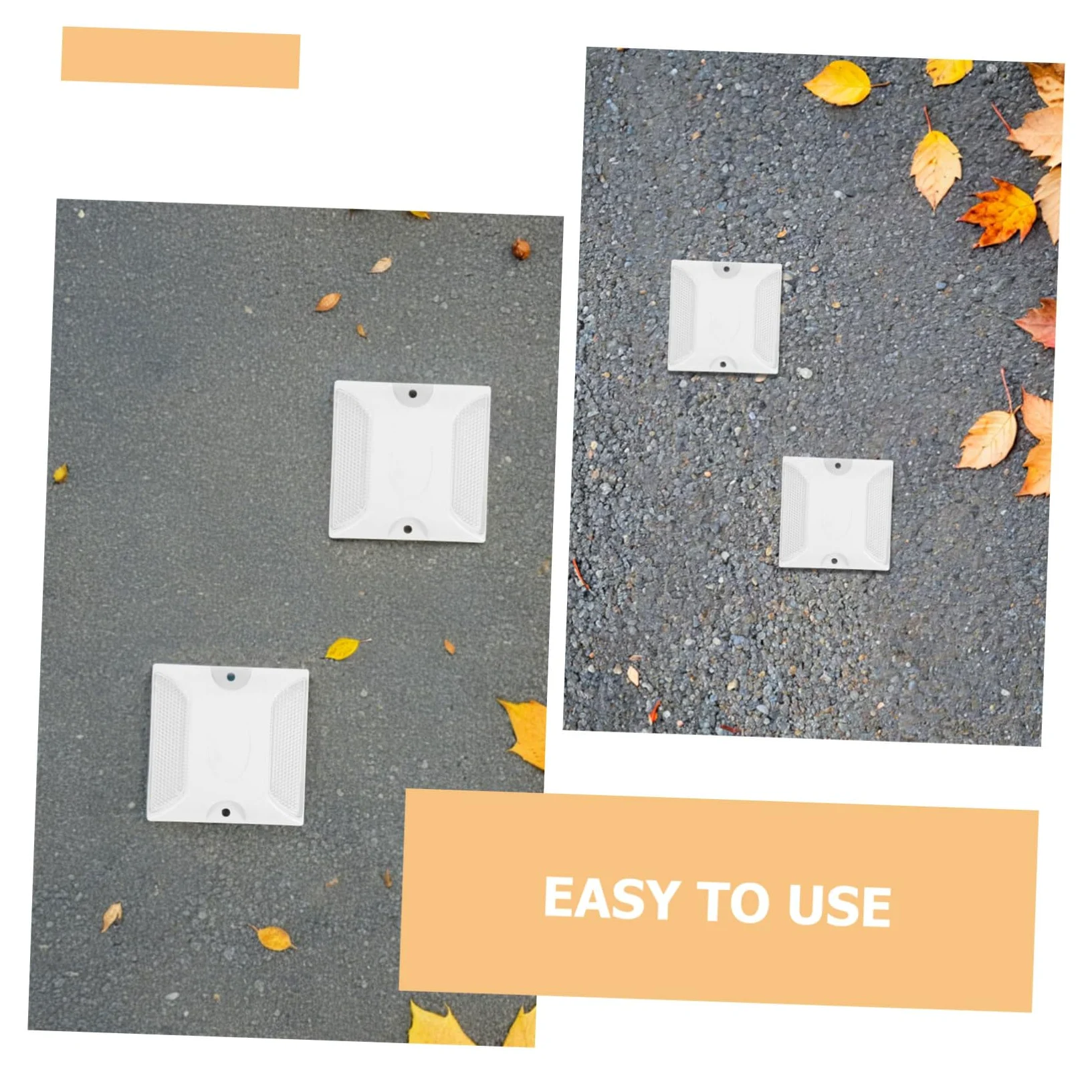 SHINEOFI 3 series Reflectores Para Reflectores Para Carreteras Tacos Reflectantes Para Pavimento Marcadores Reflectantes Para Peatones 10 piezas x 3