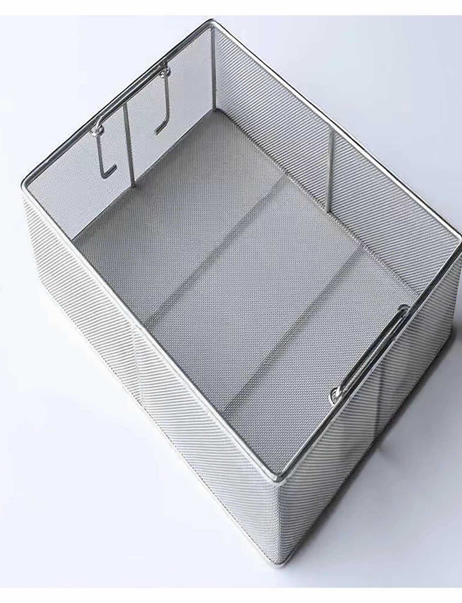 Cesta de malla de alambre de acero inoxidable, filtración y lavado industrial, filtro de malla fina para tamizado de laboratorio y limpieza de piezas, construcción duradera