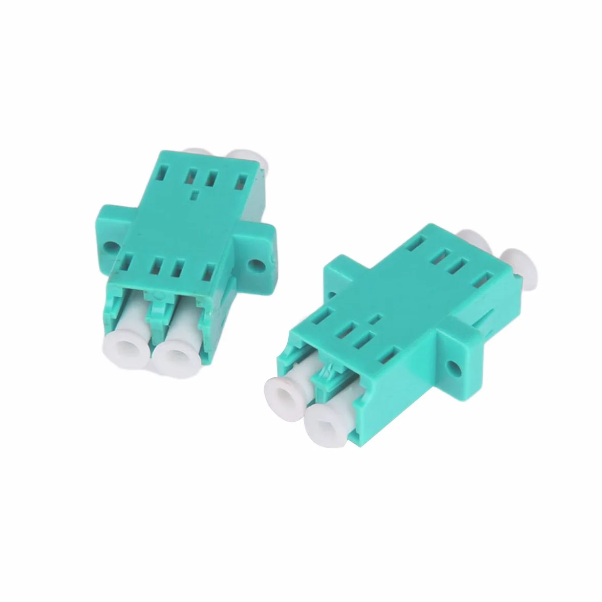 UKCOCO Adaptador de fibra óptica LC hembra a LC hembra, 5 piezas, acoplador dúplex para OM4