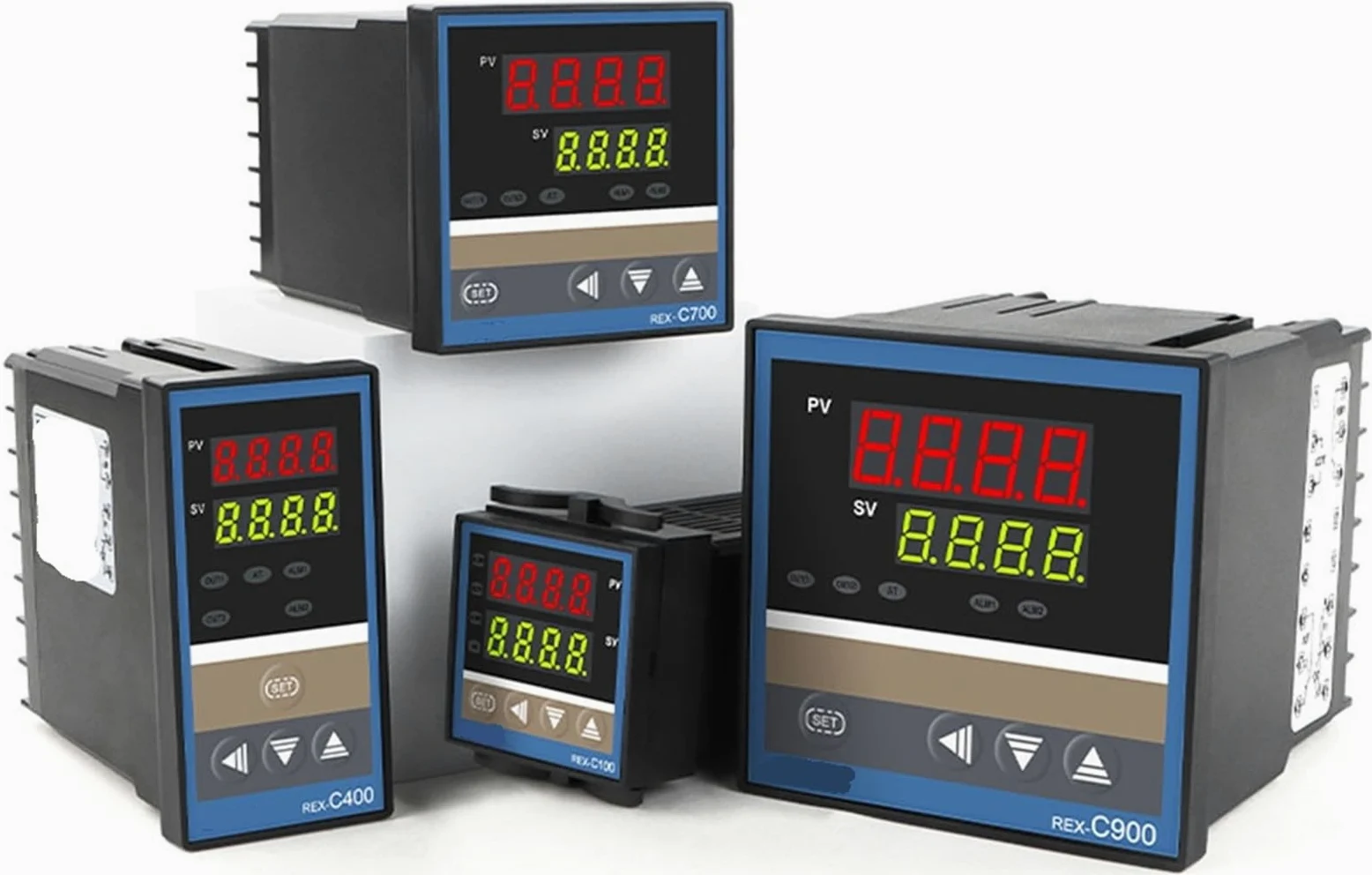 REX-C100 Controlador de temperatura inteligente PID REX-C400 Regulador de temperatura industrial REX-C700 Termostato digital