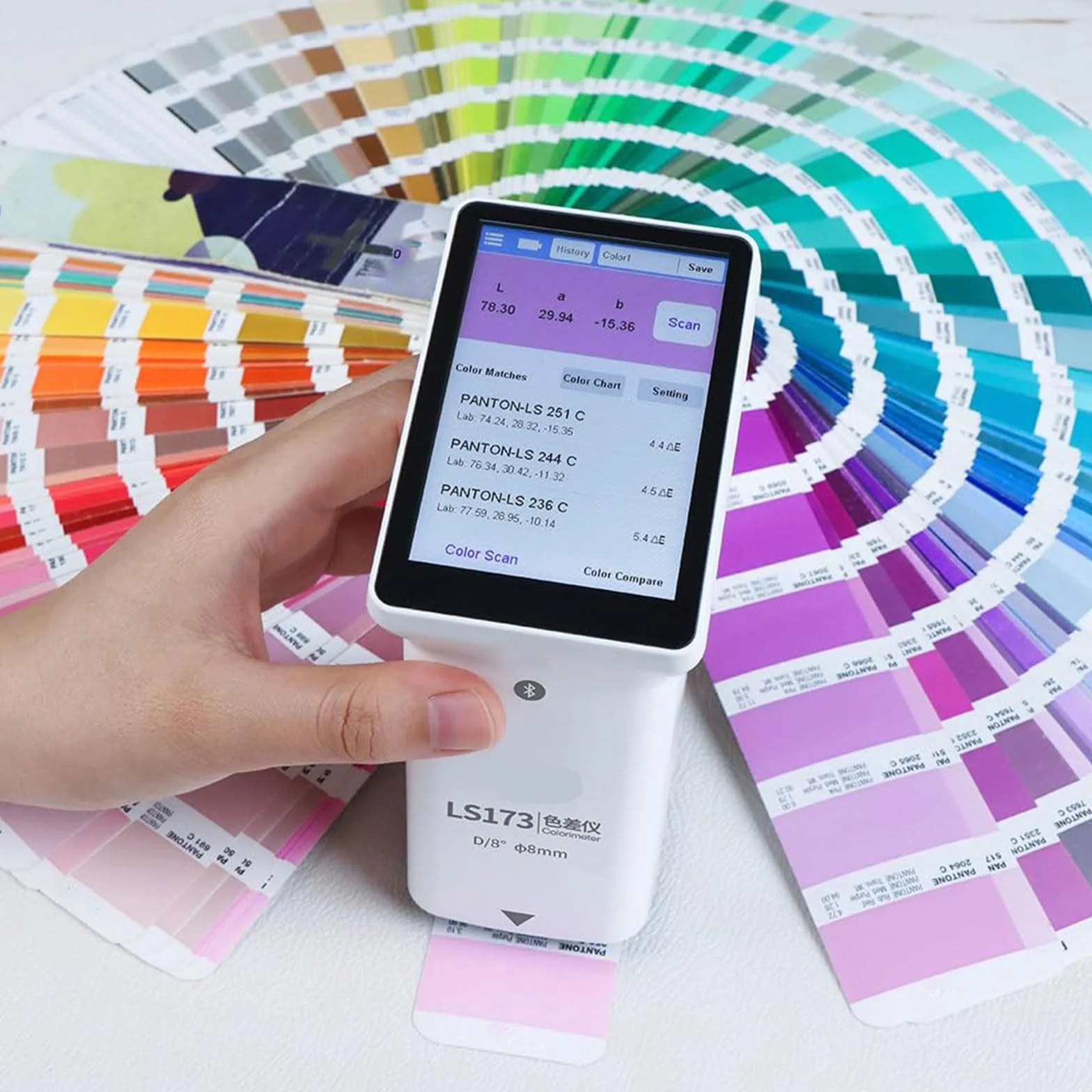 Colorímetro Ls173 Espectrofotómetro Portátil Con Múltiples Tablas De Colores Electrónicas
