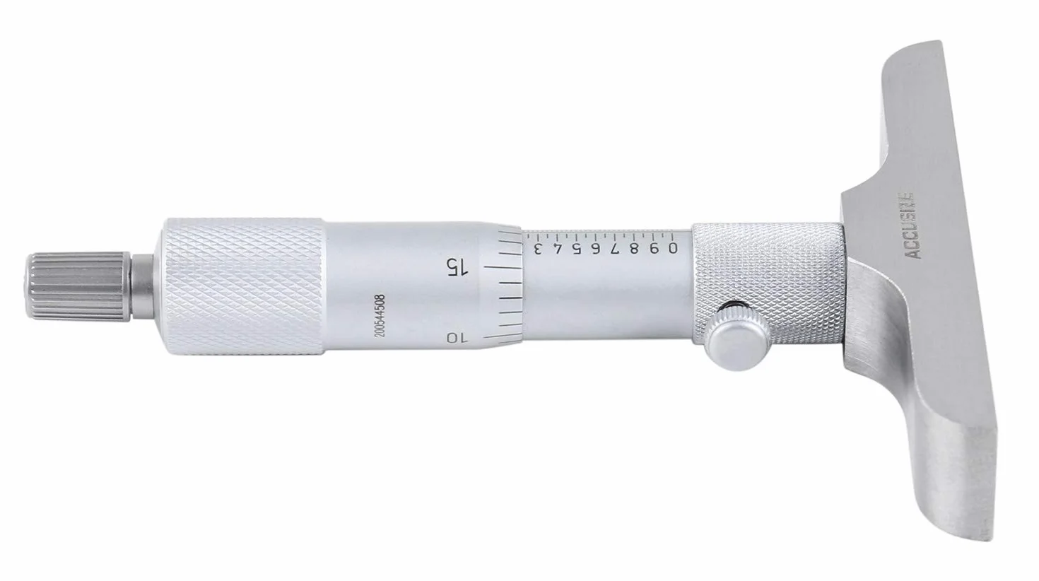 accusize – 6 "Profundidad micrómetros, base de profundidad 4," con 6 varillas en caja de sábana bajera ajustable, # 2025 – 4201