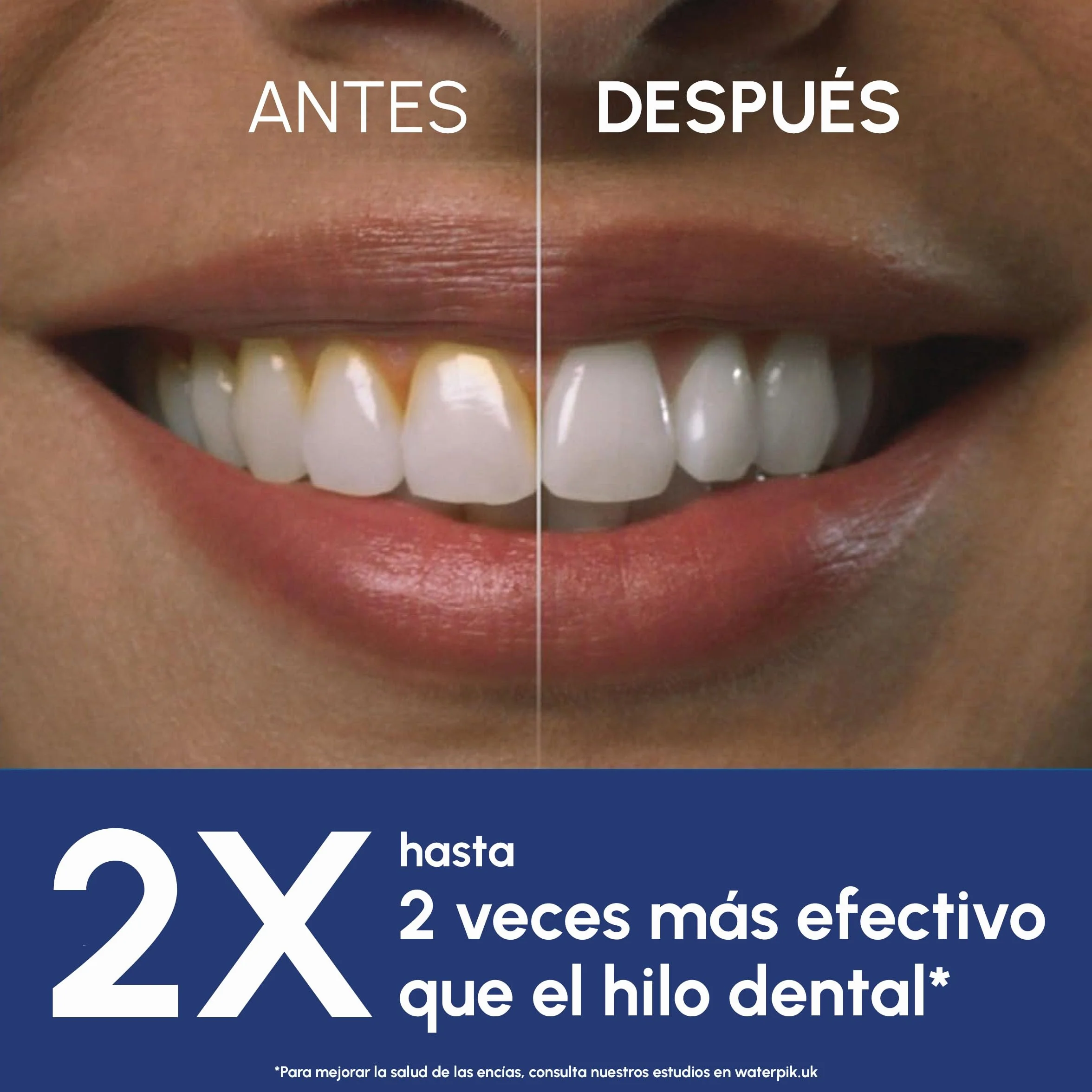 Waterpik Cordless Pearl irrigador dental portátil recargable resistente al agua