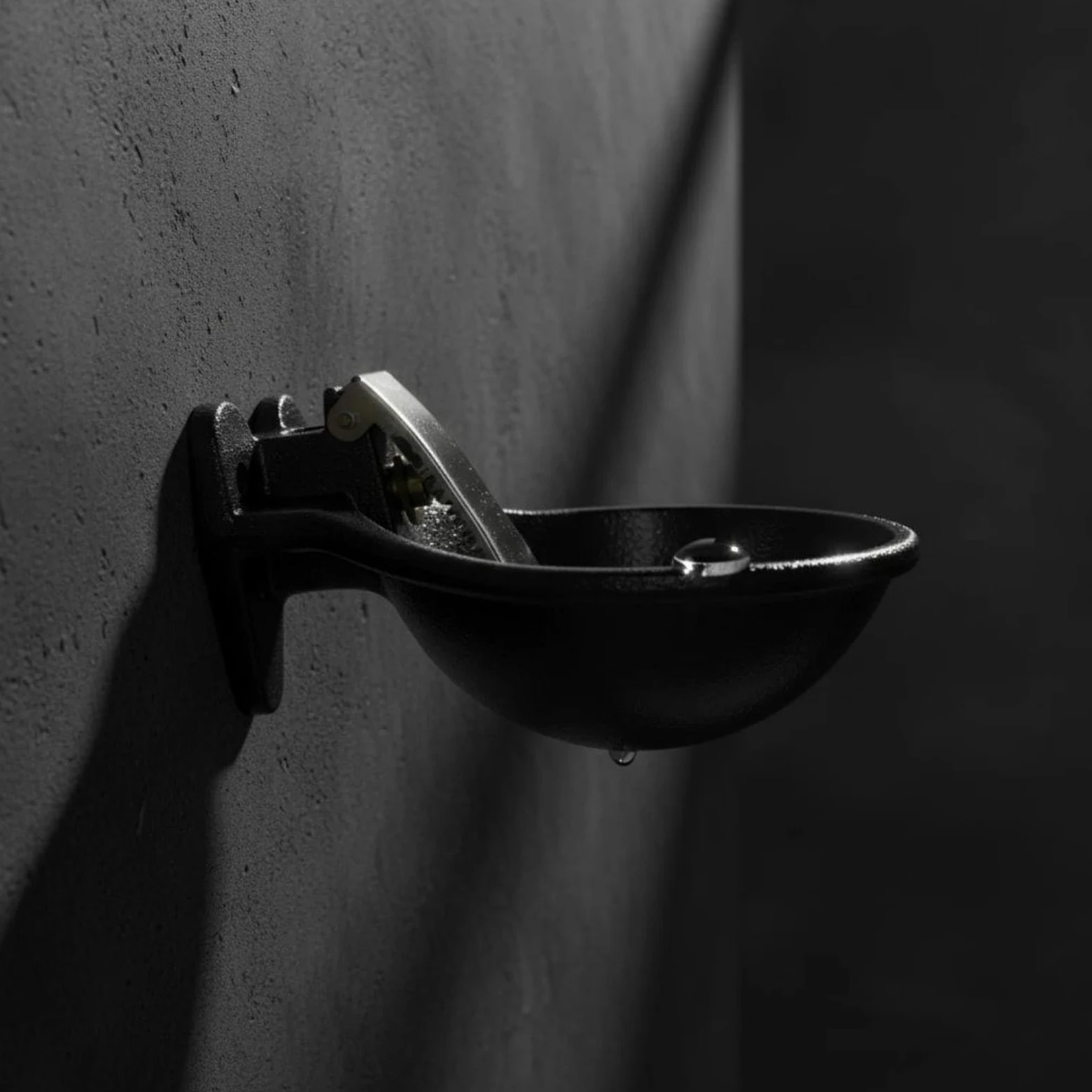 Abrevadero Automático Montaje en Pared Cuenco de Agua Estructura Desmontable para Instalación Ganadera, Granja