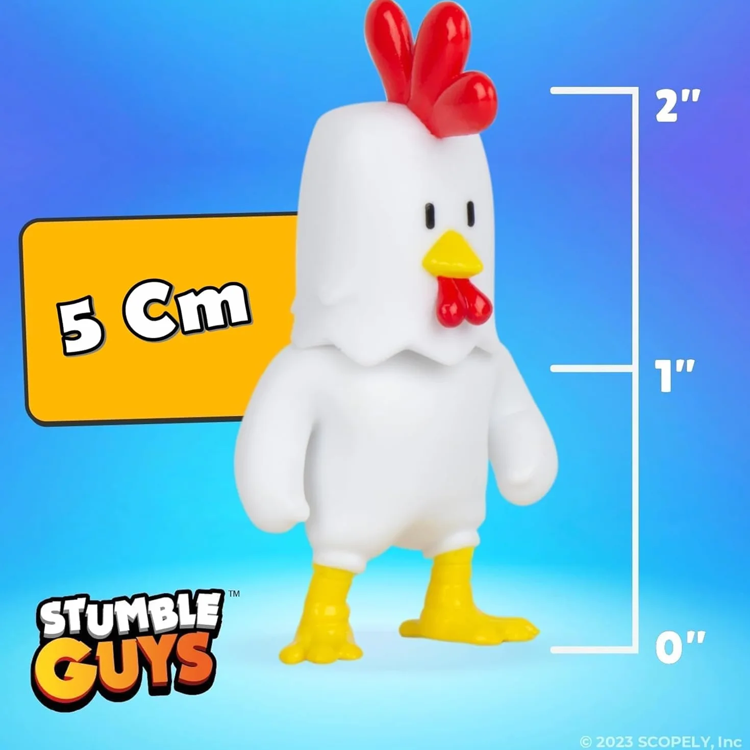 Bizak Stumble Guys Pack Gorra 2 Figuras Sorpresa 5 cm Articuladas Licencia Oficial