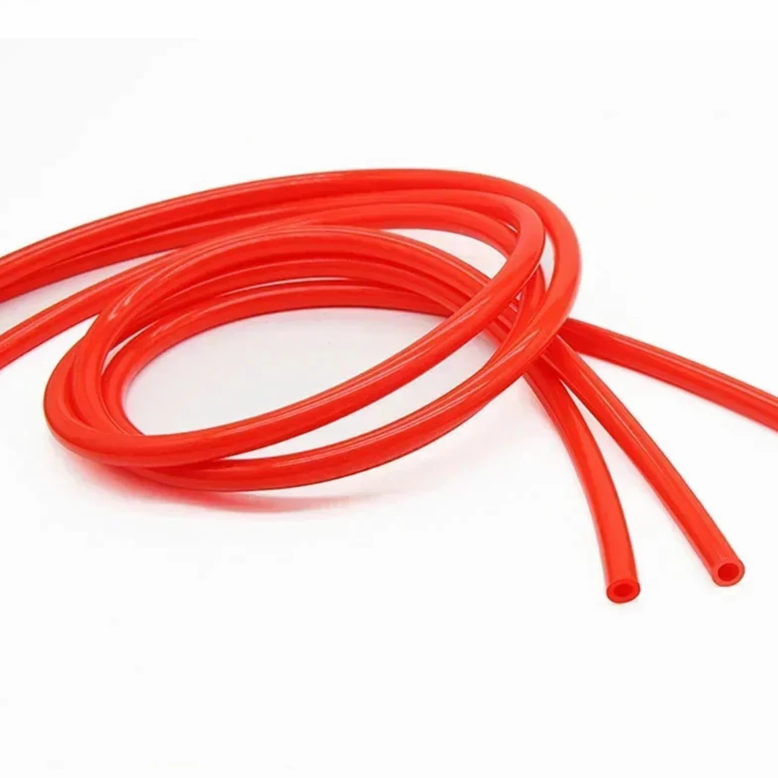 Manguera De Goma Manguera de goma de tubo de silicona de 2/6/10/15M, mangueras de riego de aire flexibles rojas for acuario, conector de agua, mangueras de jardín Para Flexible(15 Meters,ID 10mm x OD