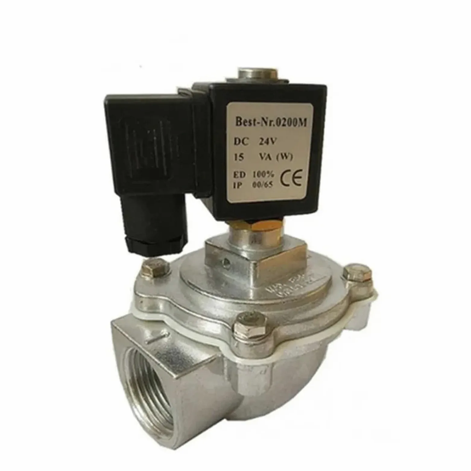 1 Pieza DMF-Z-25 Colector de Polvo neumático con Bolsa en ángulo Recto DC24V Válvula de Pulso de solenoide de 1 Pulgada(DC12V)