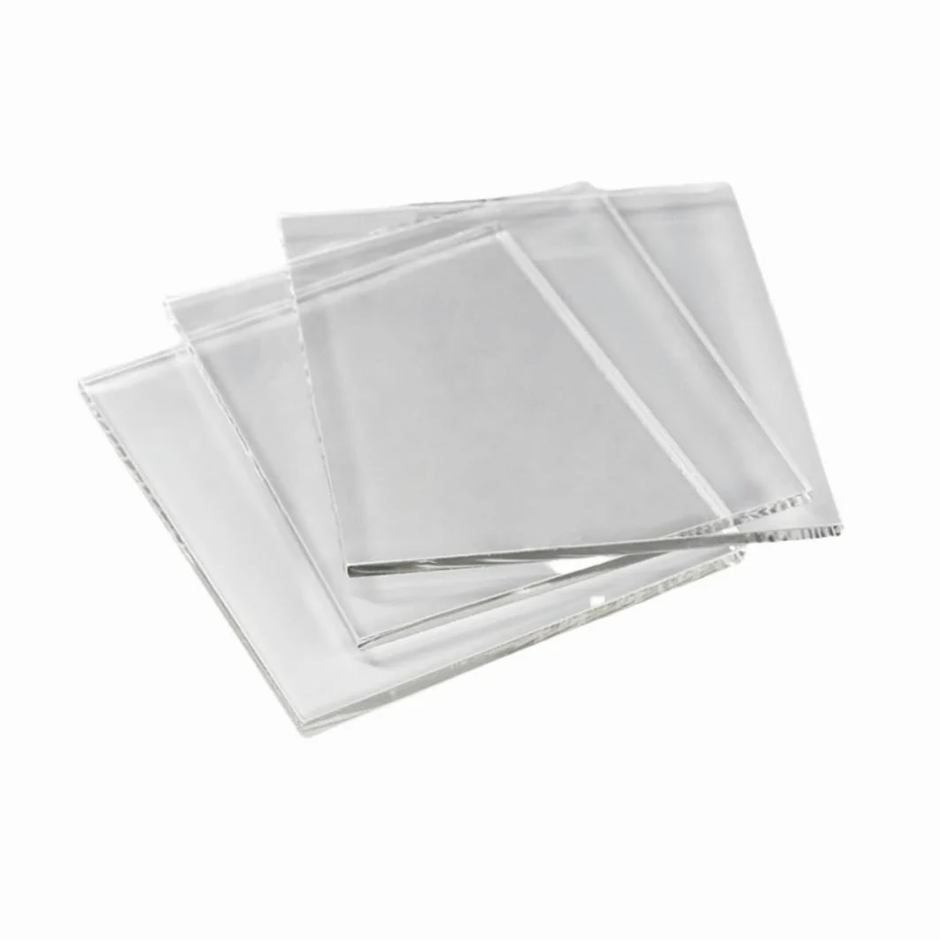 Láminas de vidrio hidrofóbicas/hidrofílicas - 10 piezas for uso industrial y de laboratorio(100 * 100 * 0.8mm 1 Side Hydrophilic)