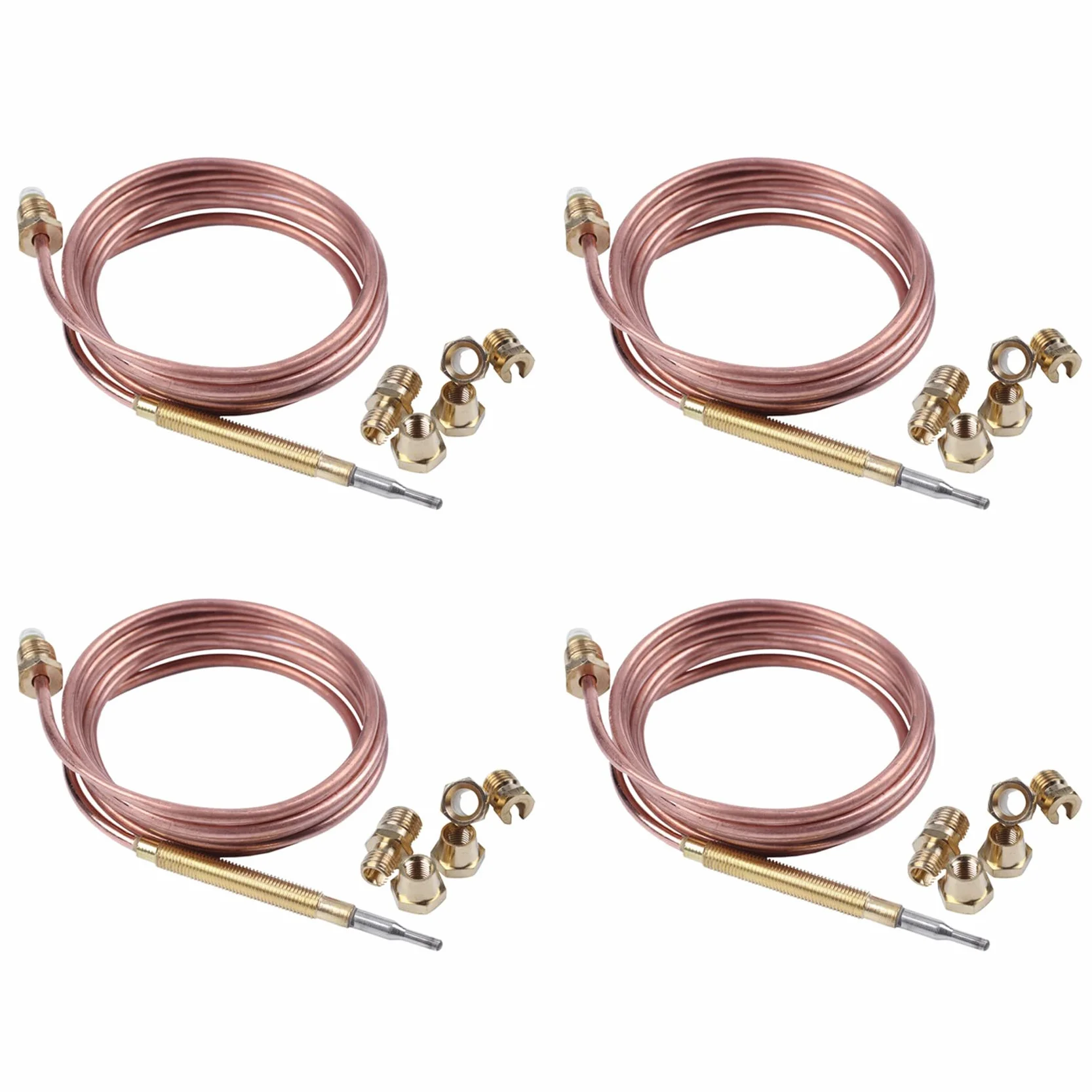 Kit de termopar universal 4 x 1500 mm M6X0.75 para cocina