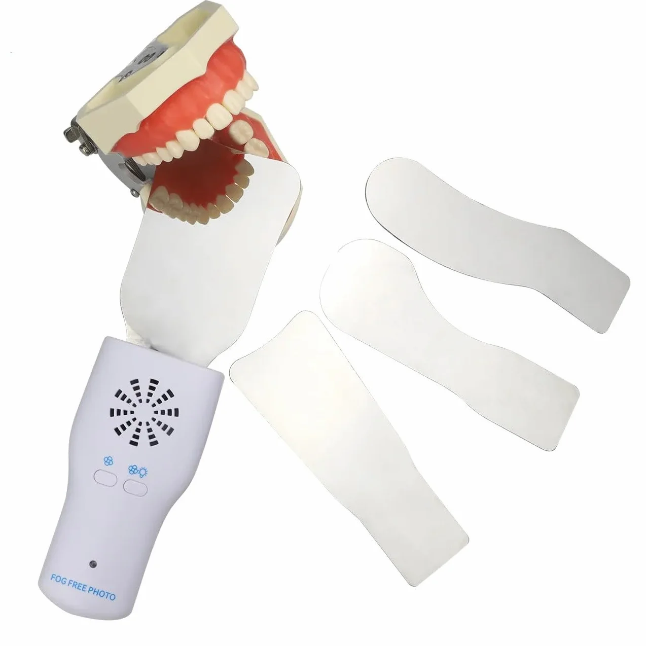 Espejos Intraorales de Acero Inoxidable Anti-Fog para Dentista, Libre de Niebla Fotografía