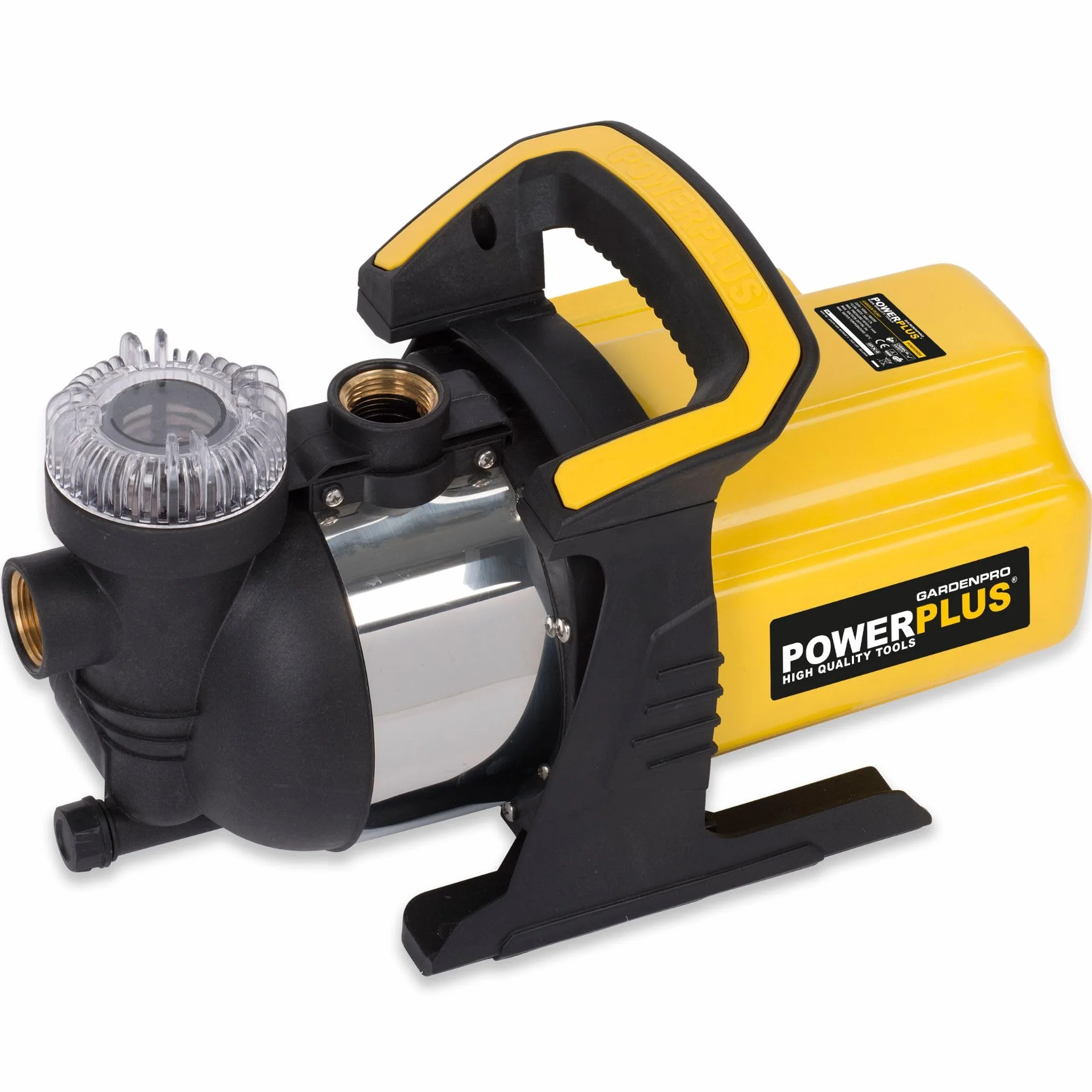 POWERPLUS POWXG9554 - Bomba de jardín 1000w anillo inox