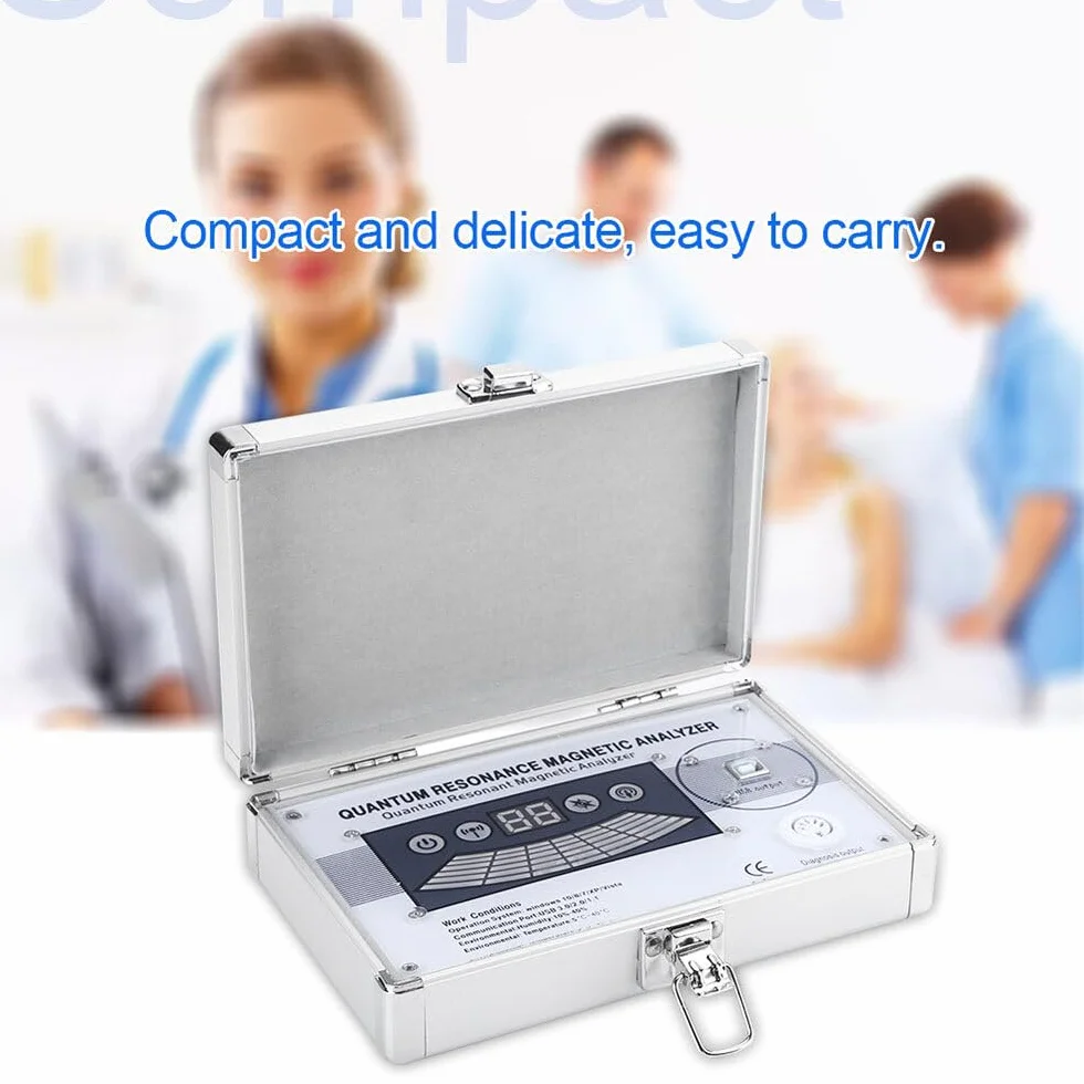 Analizador Magnético De Resonancia Cuántica 3 En 1, Analizador Cuántico, Escáner De Salud Subsaludable Multifuncional Portátil con Análisis 3D, 54 Informes,Resultados Dinámicos Y Confiables.