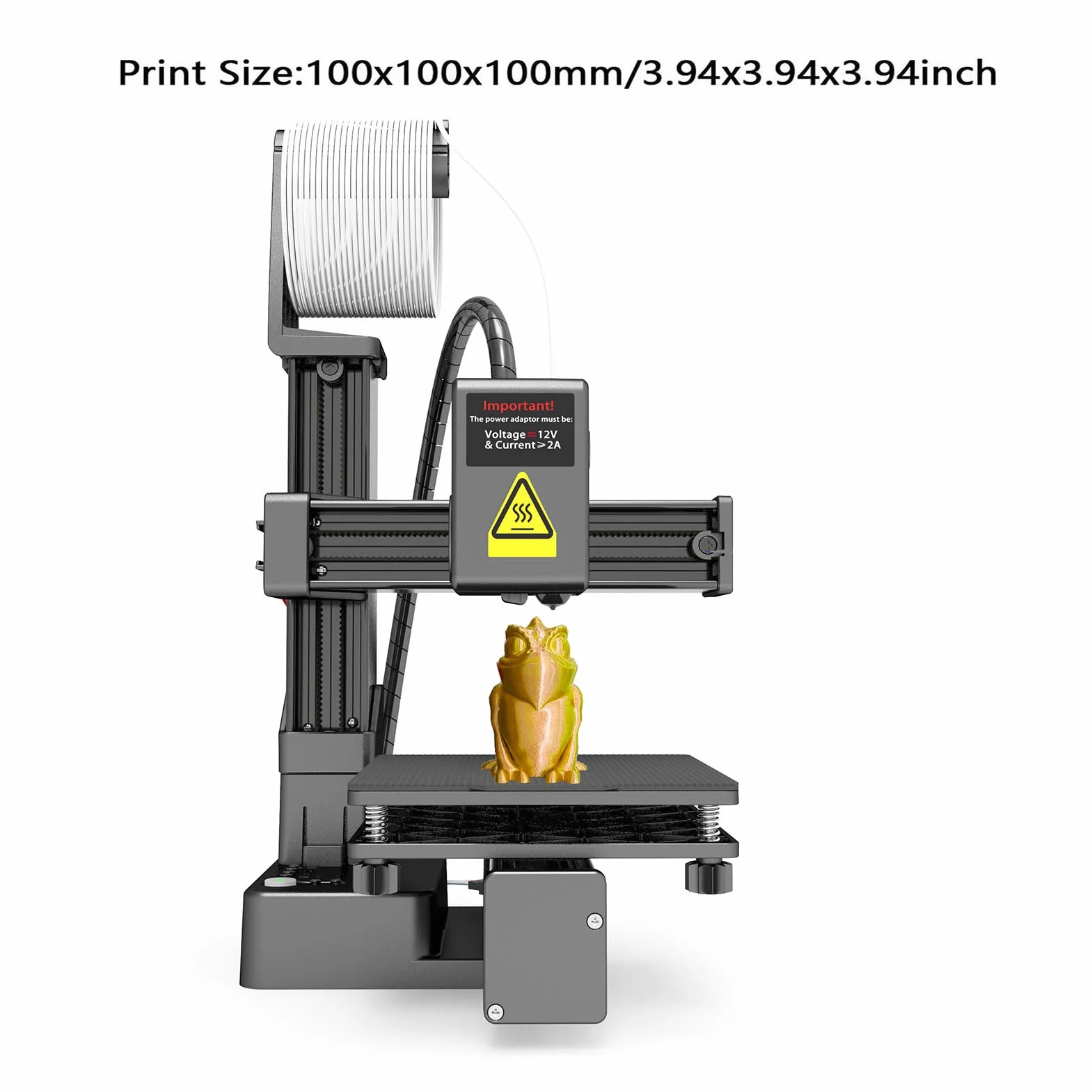 Impresora 3D de alta precisión, 10-40 mm/s, mini máquinas de impresión 3D para principiantes, bricolaje, soporta filamento PLA TPU de 1,75 mm, impresora 3D para principiantes con 1 clic