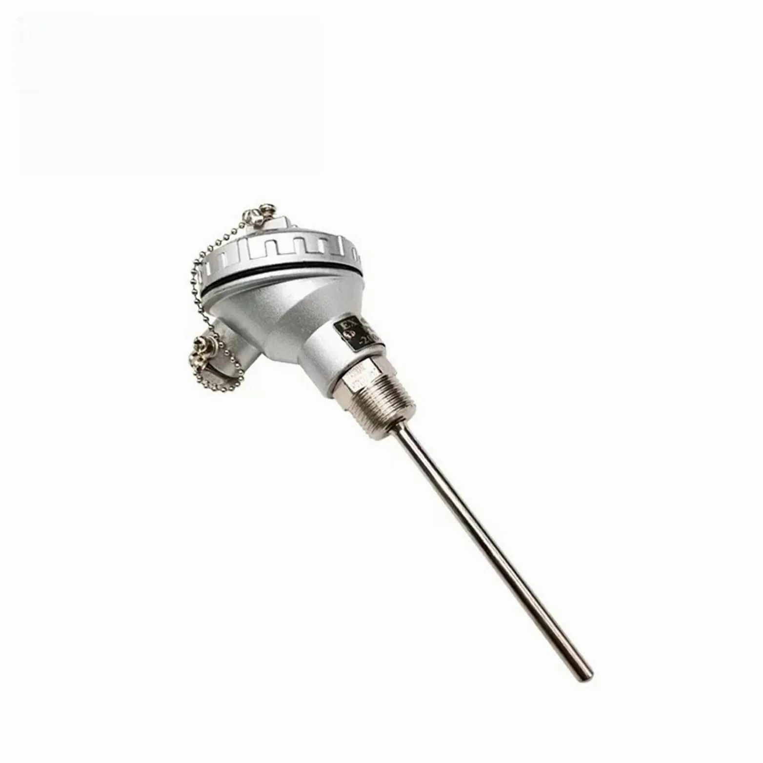 Sonda de Acero Inoxidable Pt100 RTD Termopar con Caja de Conexiones Sensor de Temperatura