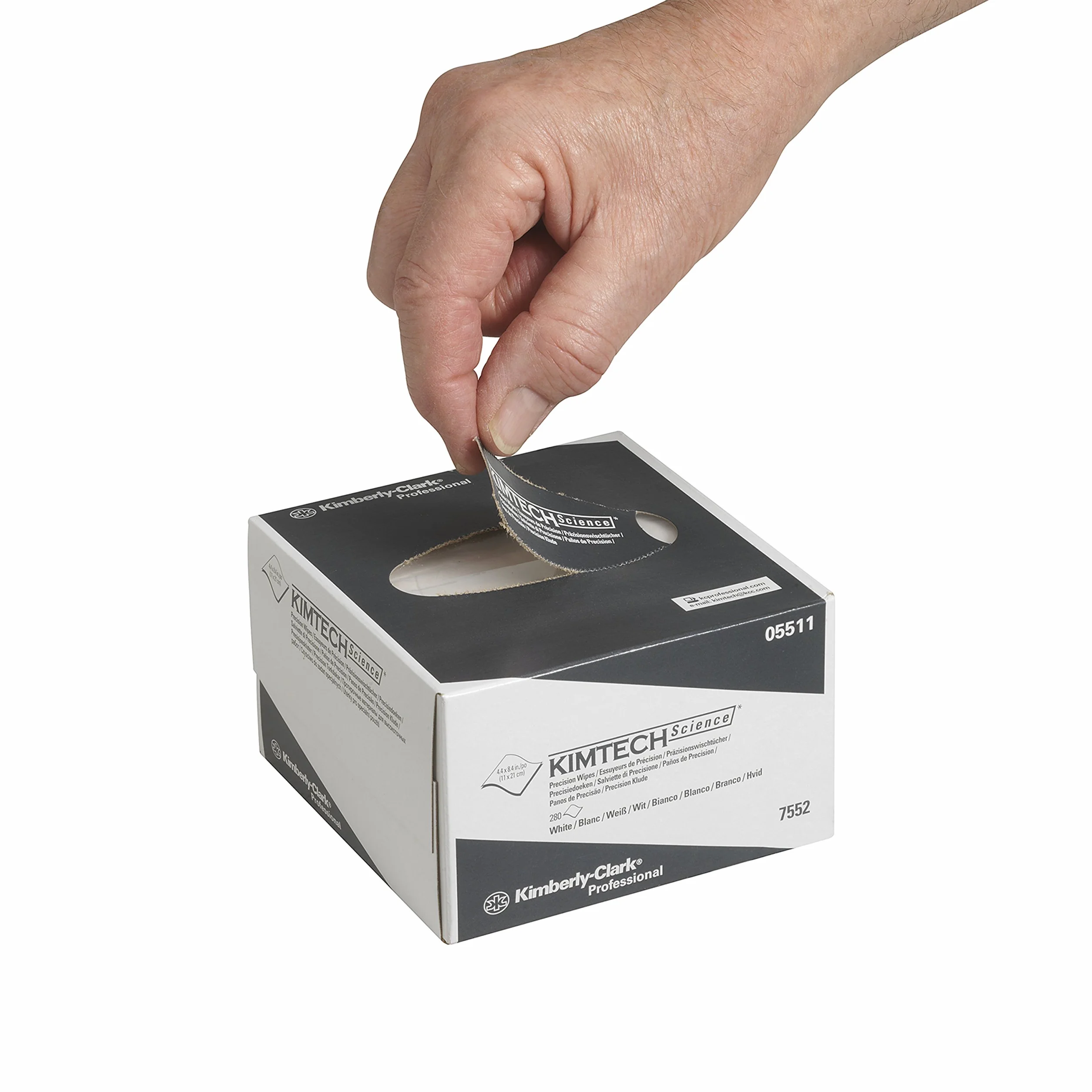 Kimtech Science Paños de Limpieza 7552, 1 Capa, Para Tareas Delicadas, 30 Cajas x 280 Paños (8.580 en total)