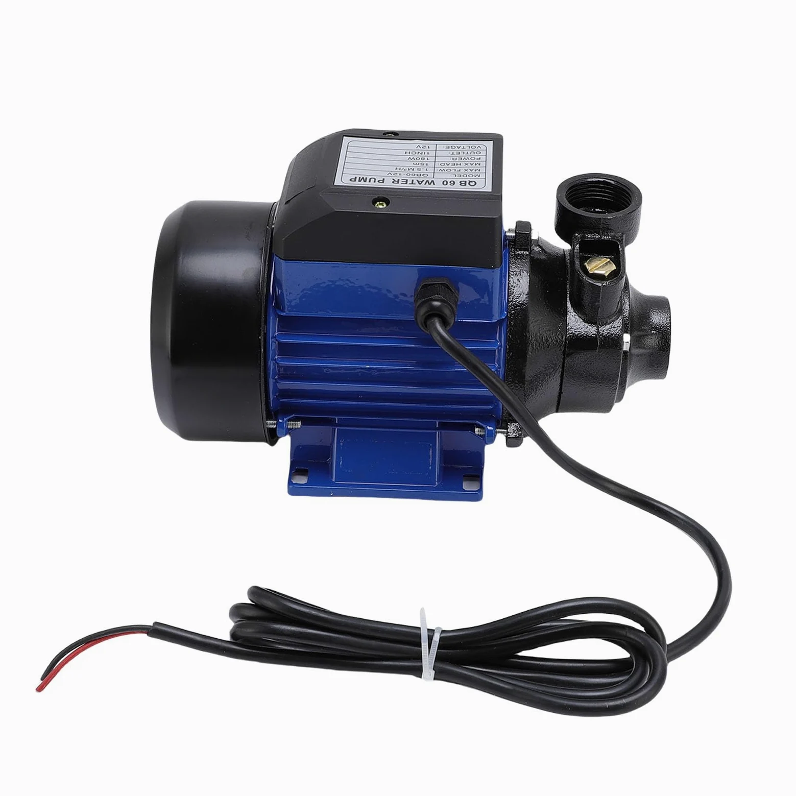 Topiky Bomba de Pozo Solar, Bomba de Refuerzo de Agua Eléctrica de 230 W, Salida de Entrada de 1 Pulgada, Motor de 3800 RPM, de Aspersión para Estanque de Riego de Jardín