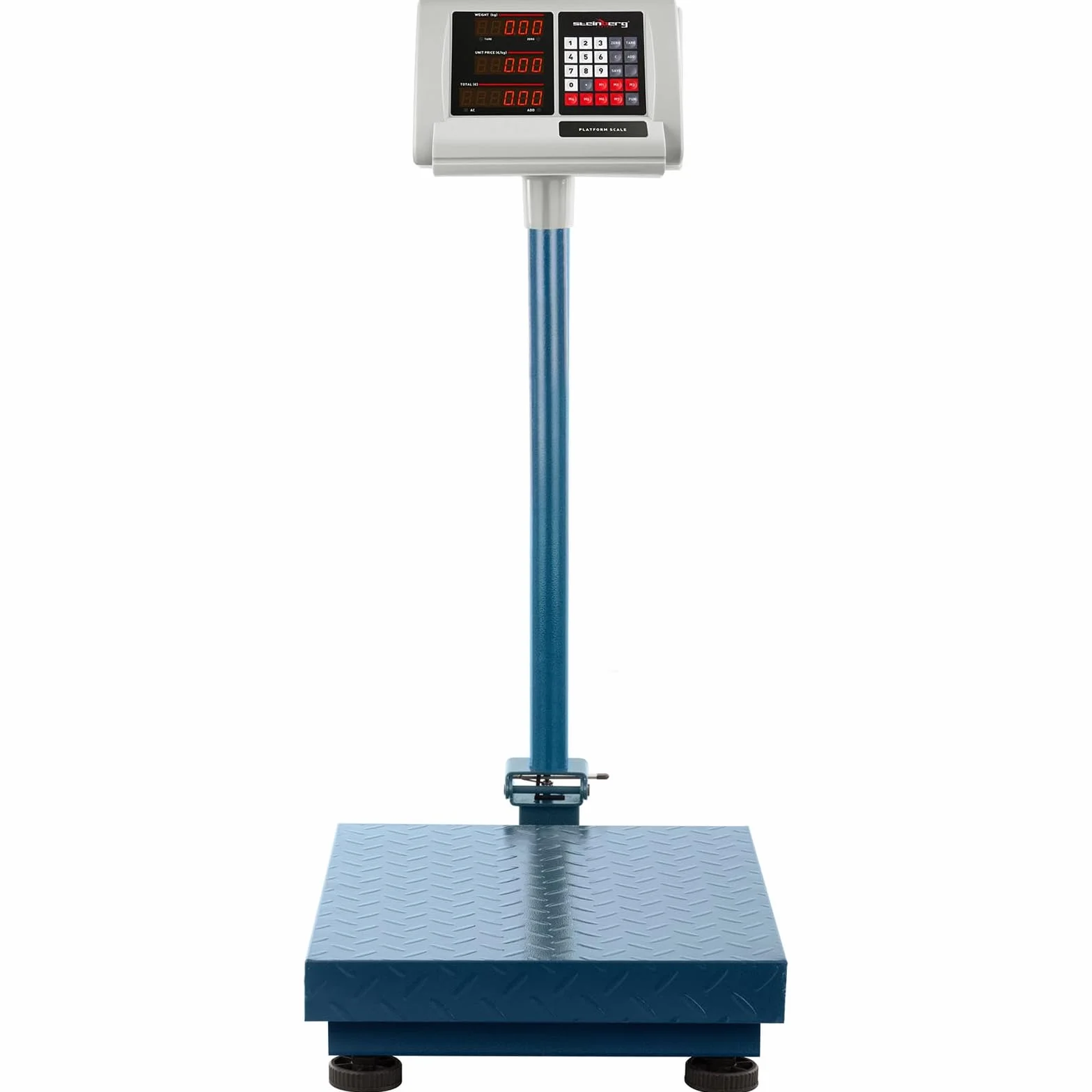 Steinberg Systems Báscula De Plataforma Bascula Industrial de Suelo SBS-PF-300/50C (300 kg / 50 g, Superficie Pesaje 40 x 50 cm)