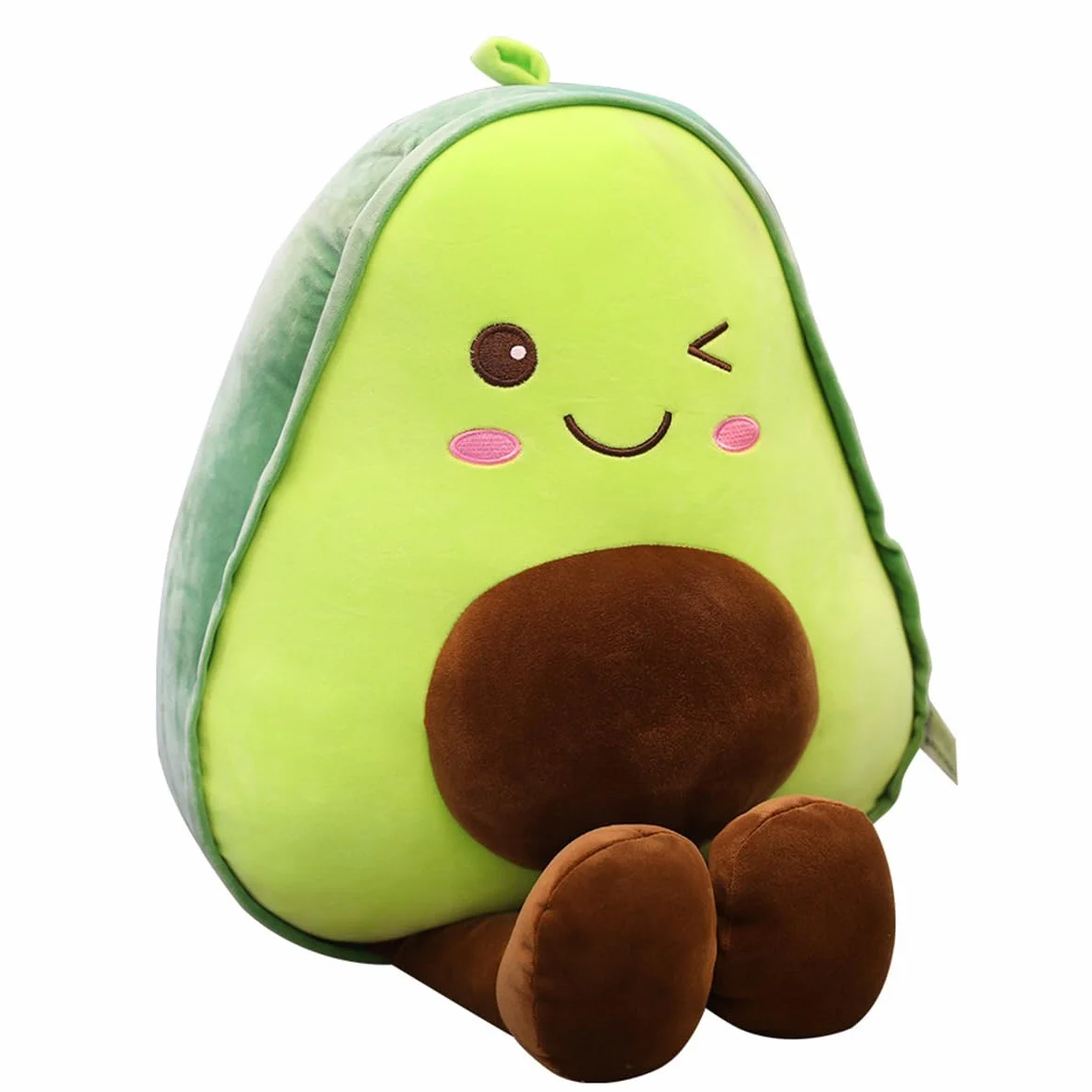 Muñeca Peluche Aguacate, Almohada Suave y Esponjoso, Cojín de Frutas, Regalo para Niños