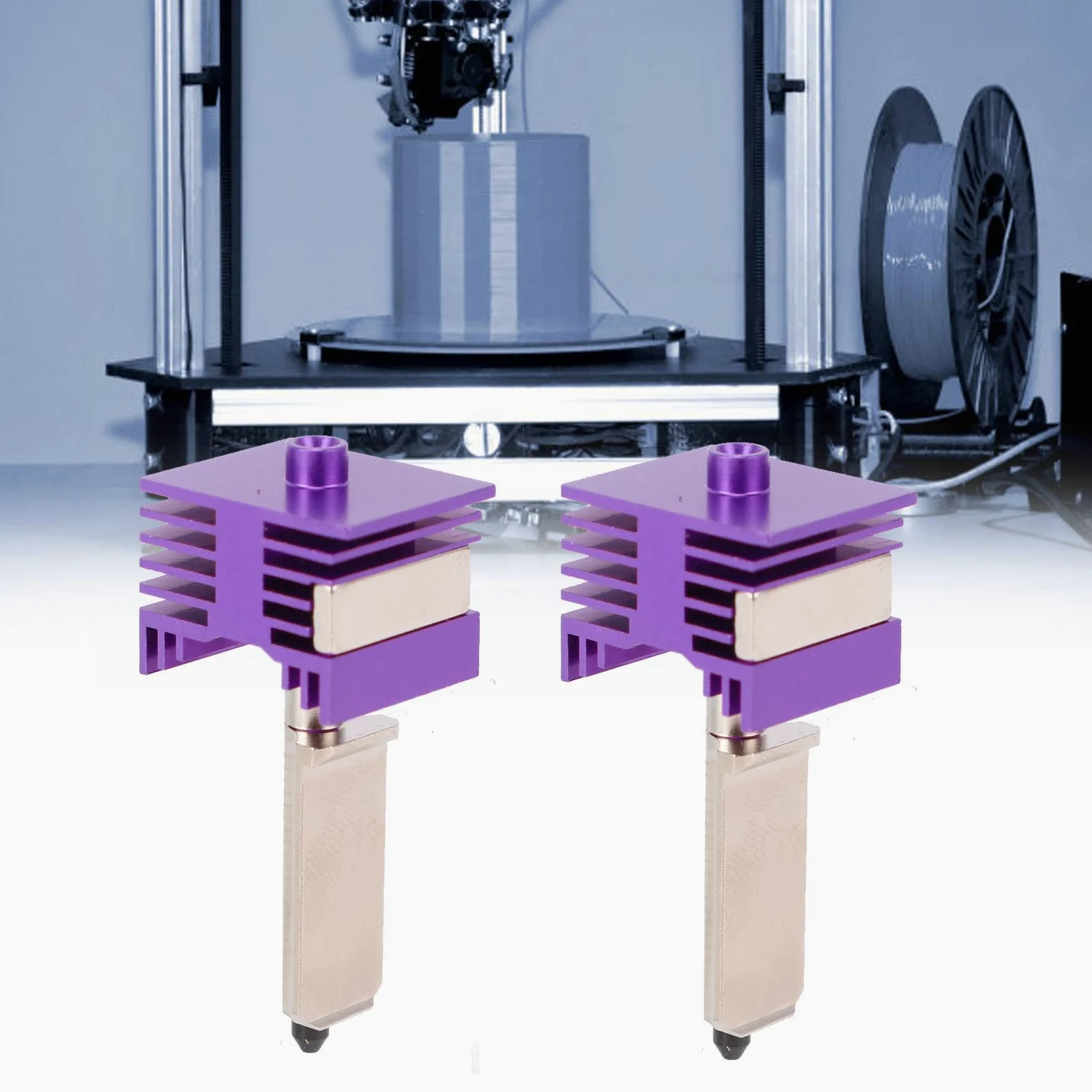ViaGasaFamido Boquilla de Acero Endurecido Hotend de 0,6 Mm Apta para Accesorios de Impresora 3D Lab P2S H2 2 Unidades