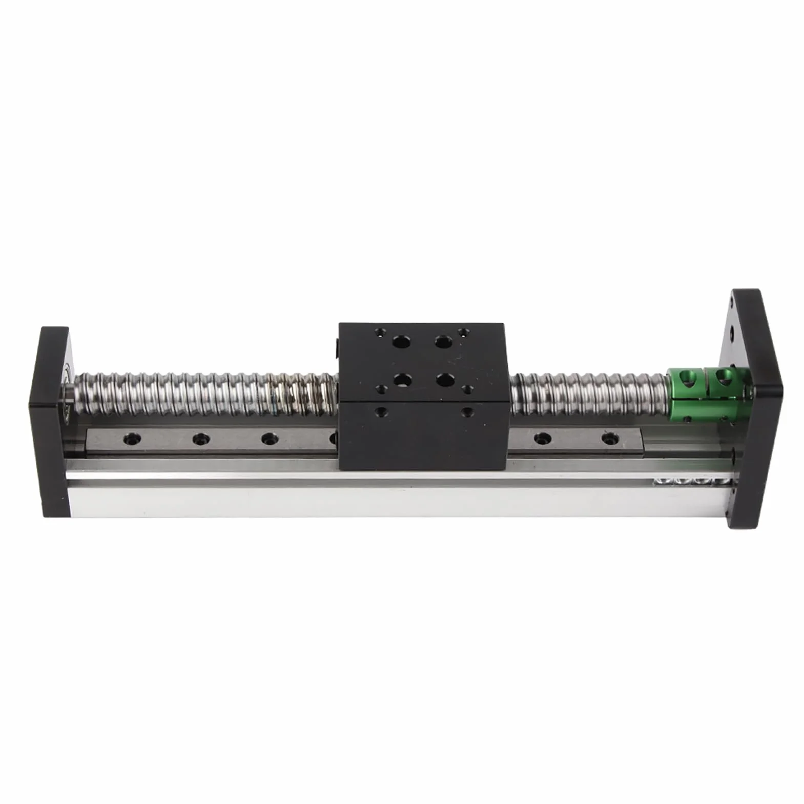 Etapa lineal de husillo de bolas, Mesa deslizante lineal de aluminio, Etapa de movimiento lineal de carrera de 150 mm, Guía de etapa lineal motorizada para mecanizado CNC