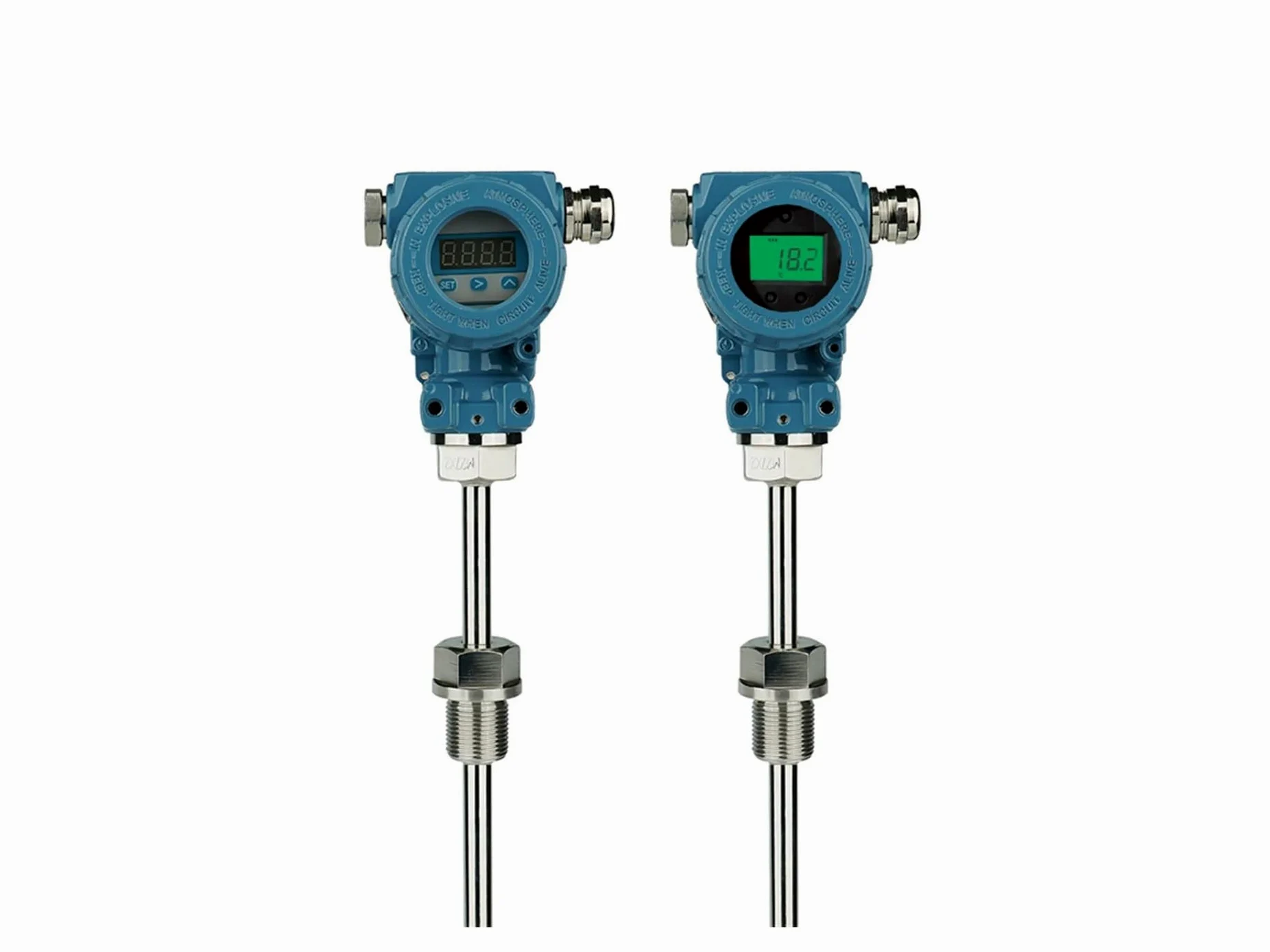 1 sensor de temperatura termopar PT100 sonda de acero inoxidable(200mm)