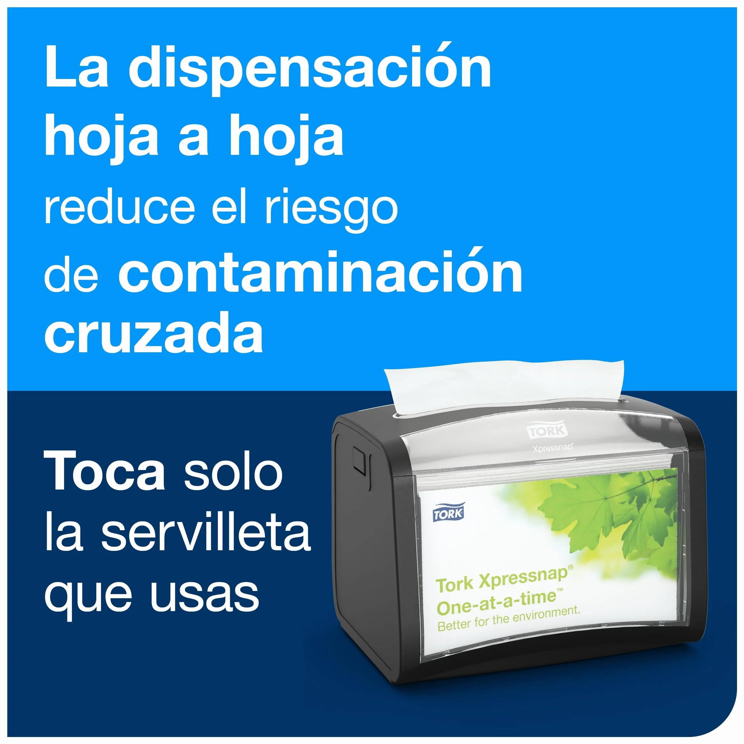 Tork Xpressnap 10840 Servilleta/Recambios para el sistema N4 servilletero/Blanco, 8 x 1125 Servilletas