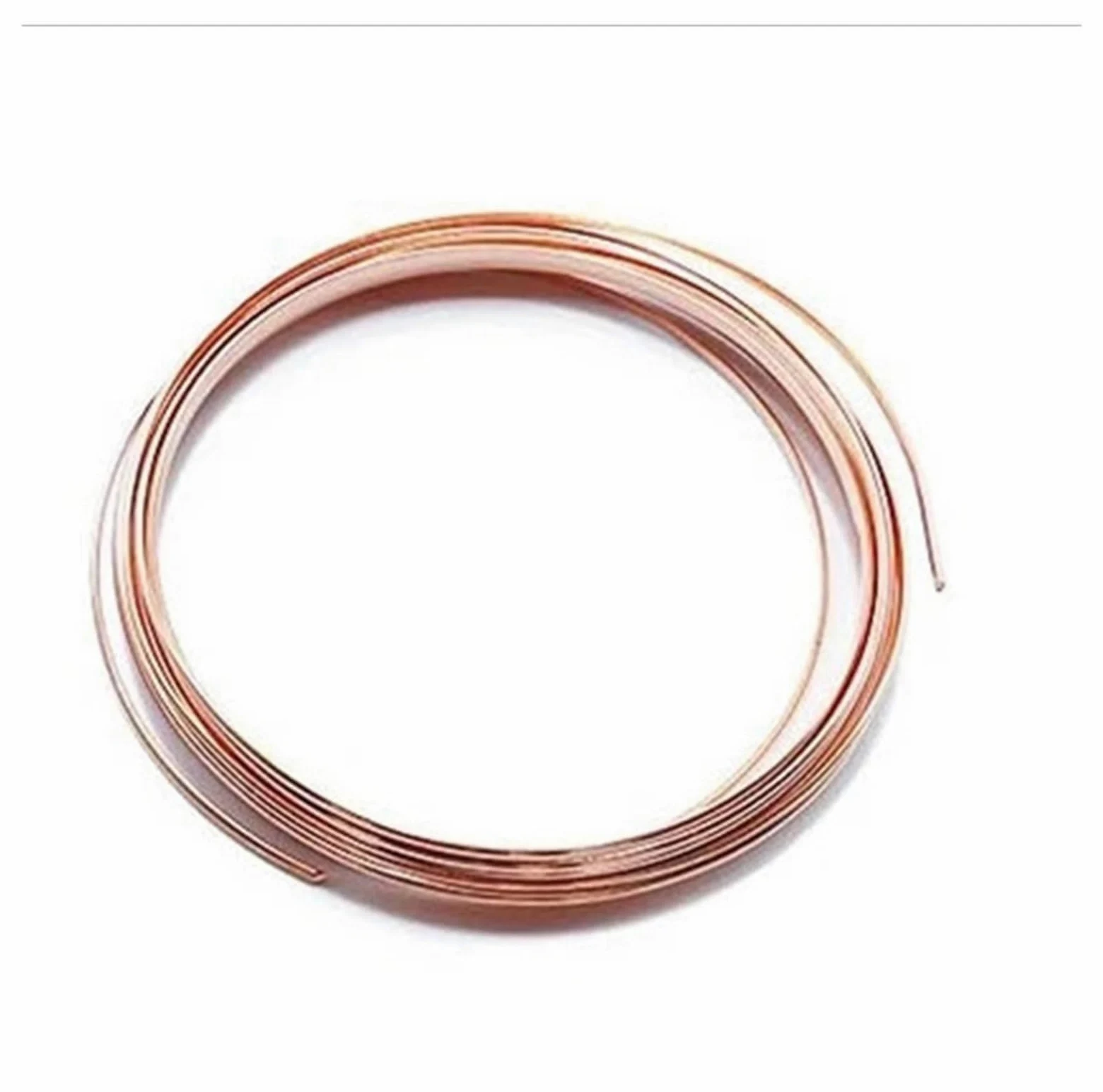 Alambre de cobre puro 1-3 rollos de alambre de cobre puro T2, desnudo y esmaltado de 0,1-3,2mm, 1-10M for manualidades DIY,(1.4mm X 5M,3 Rolls)