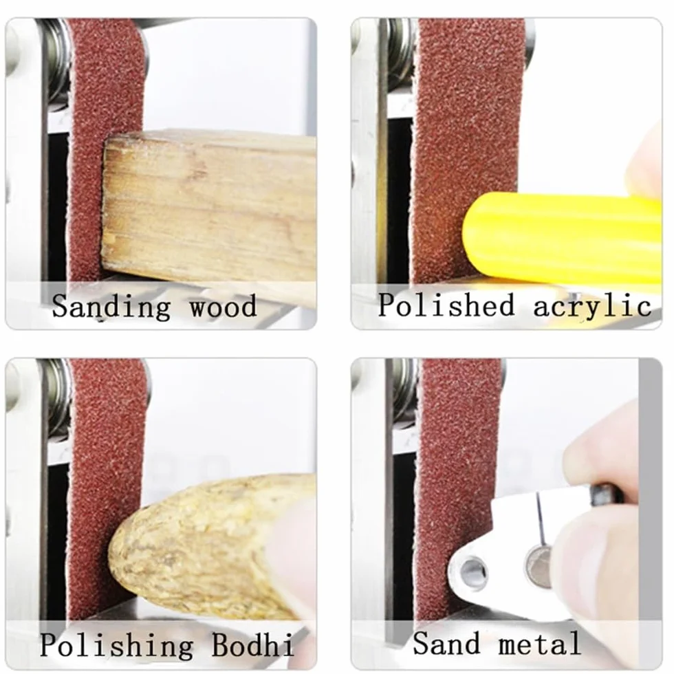 Bandas de lijado 330x30mm grano 40-1000 para lijadora de correa pulido de madera y metal